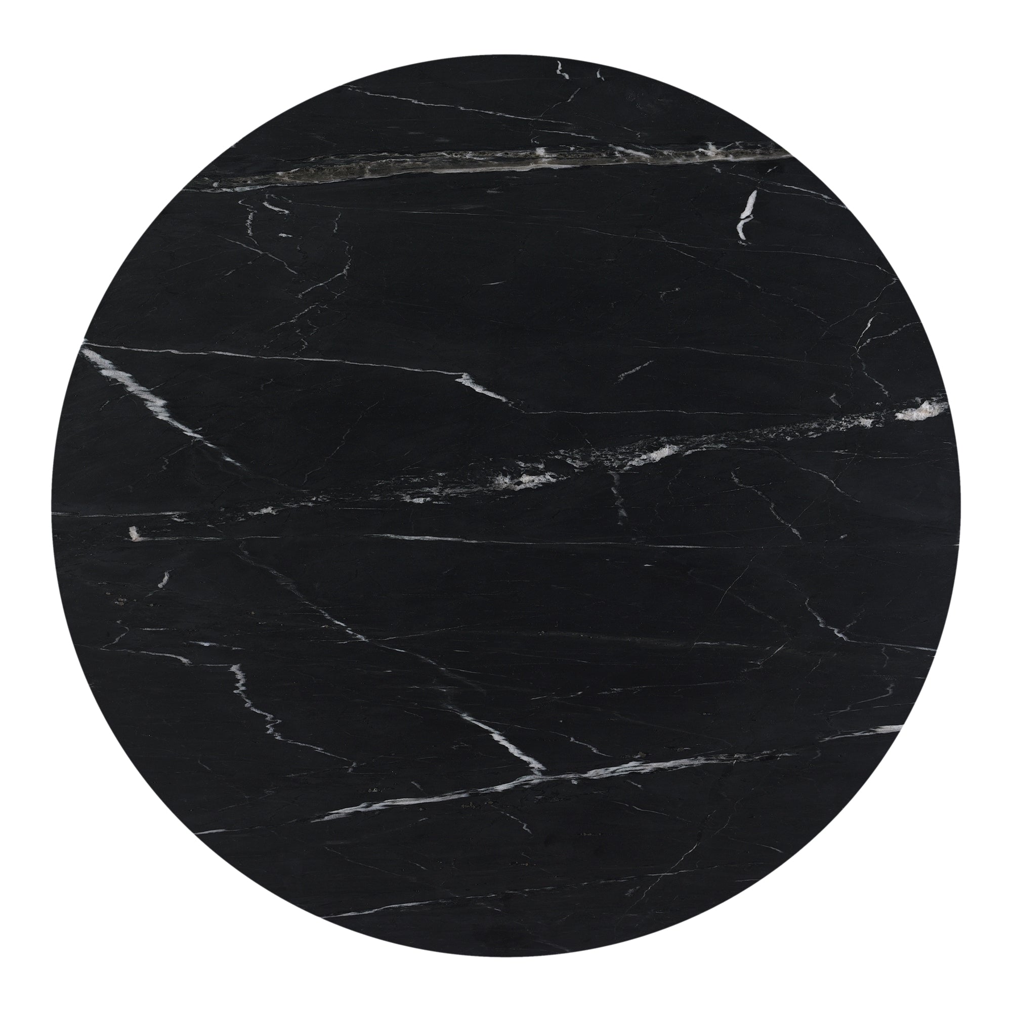Moes Tower Dining Table Black Marble JD-1034-02-0