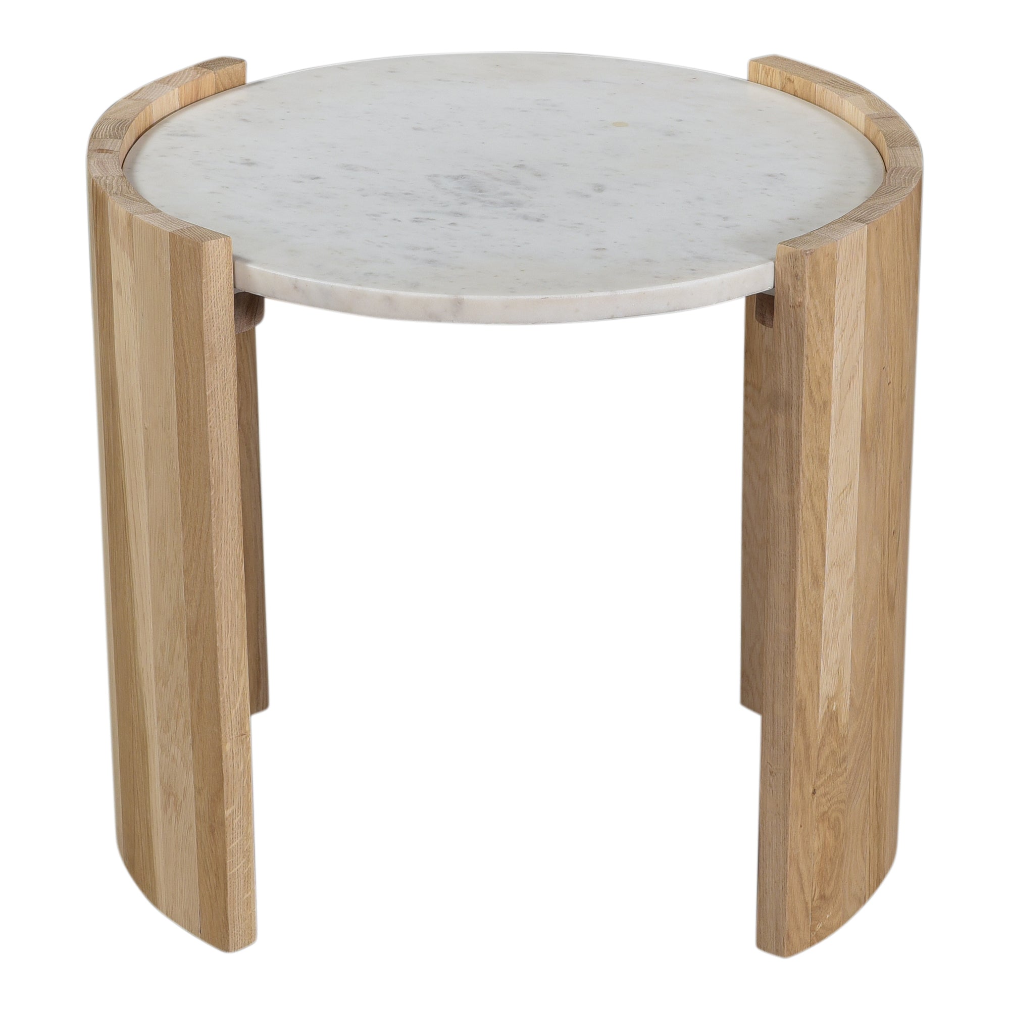 Moes Dala Side Table White JD-1038-18-0