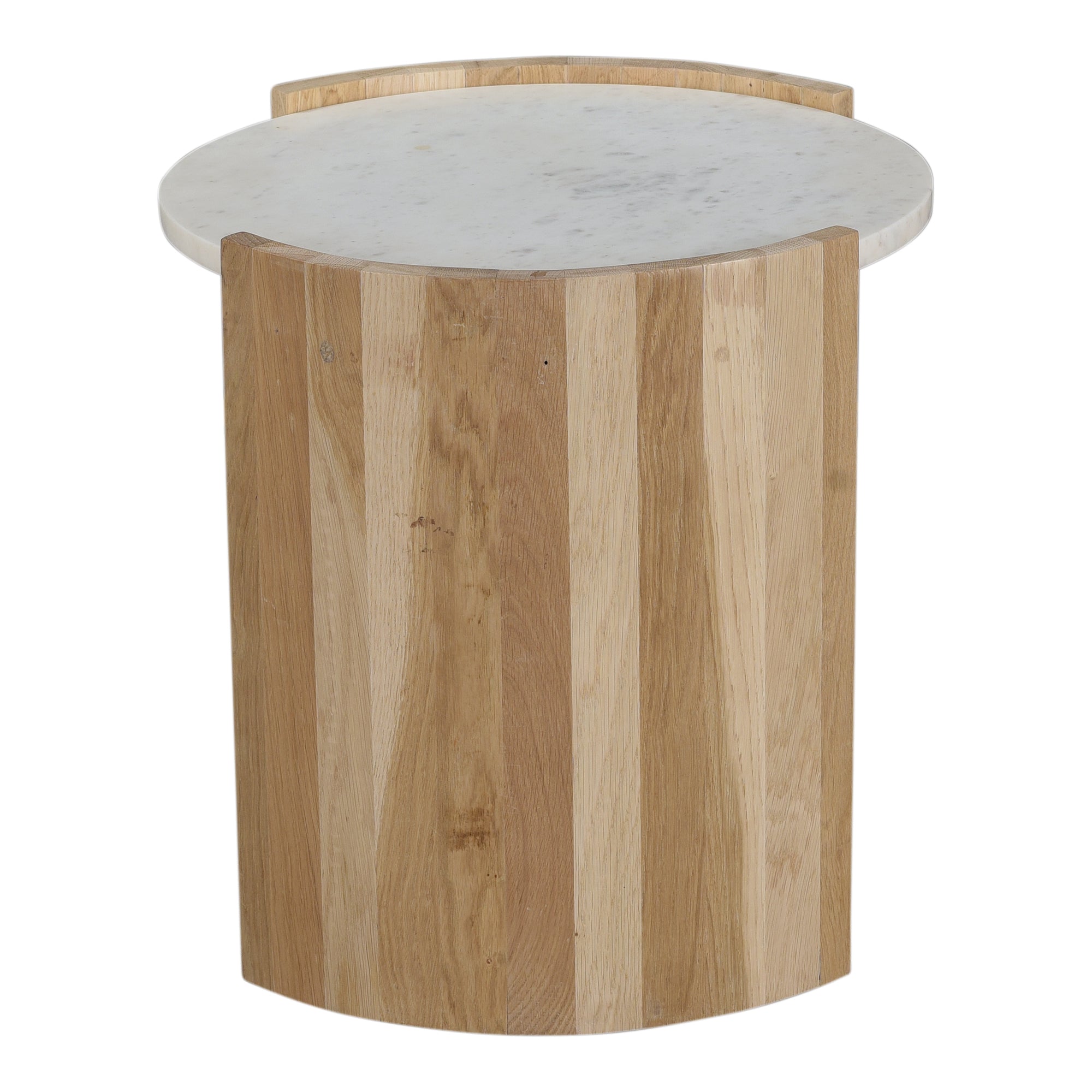 Moes Dala Side Table White JD-1038-18-0