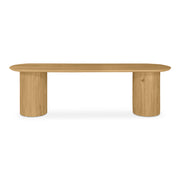Moes Povera Dining Bench Natural Oak JD-1053-24-0