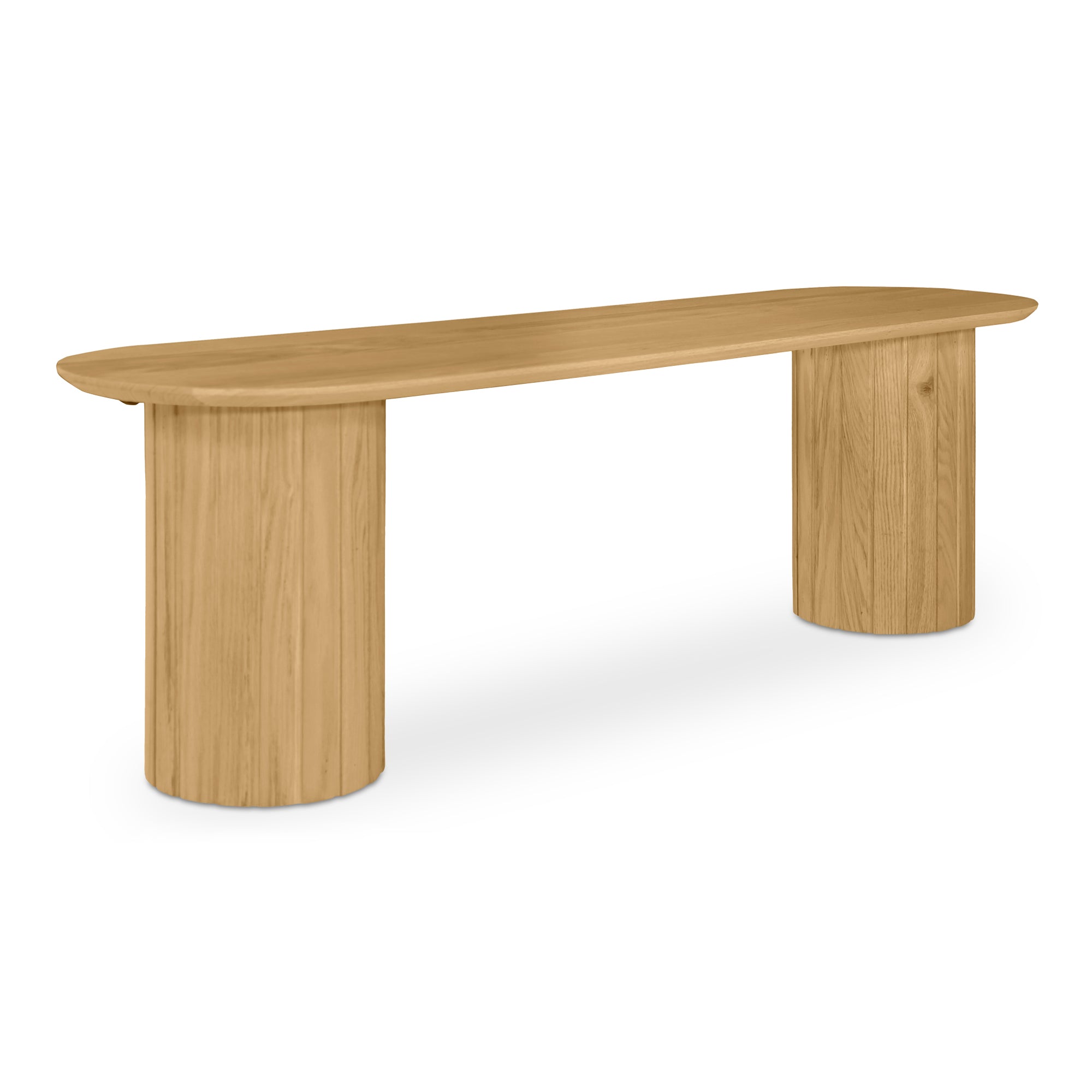 Moes Povera Dining Bench Natural Oak JD-1053-24-0