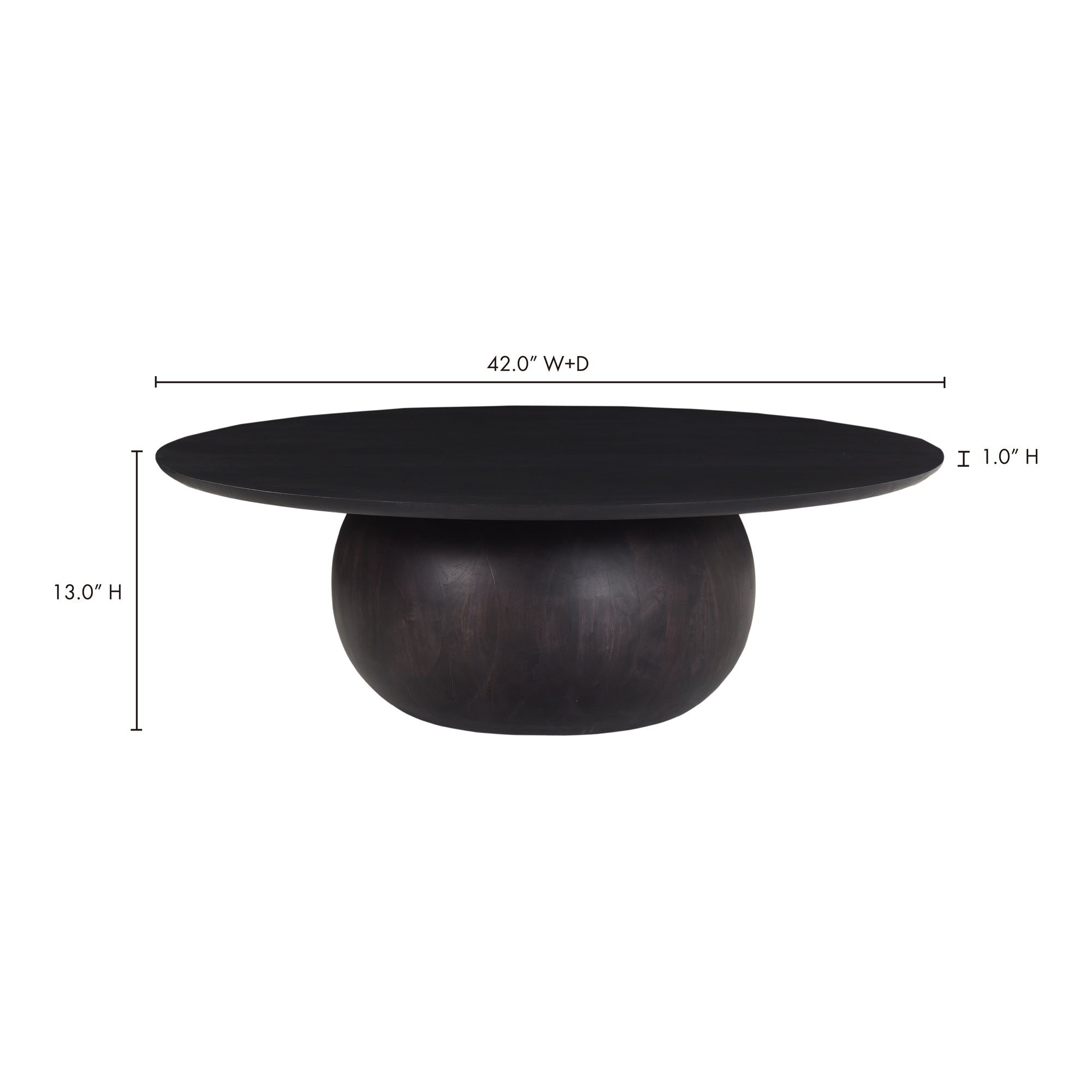 Moes Bradbury Large Coffee Table Black JD-1056-02-0