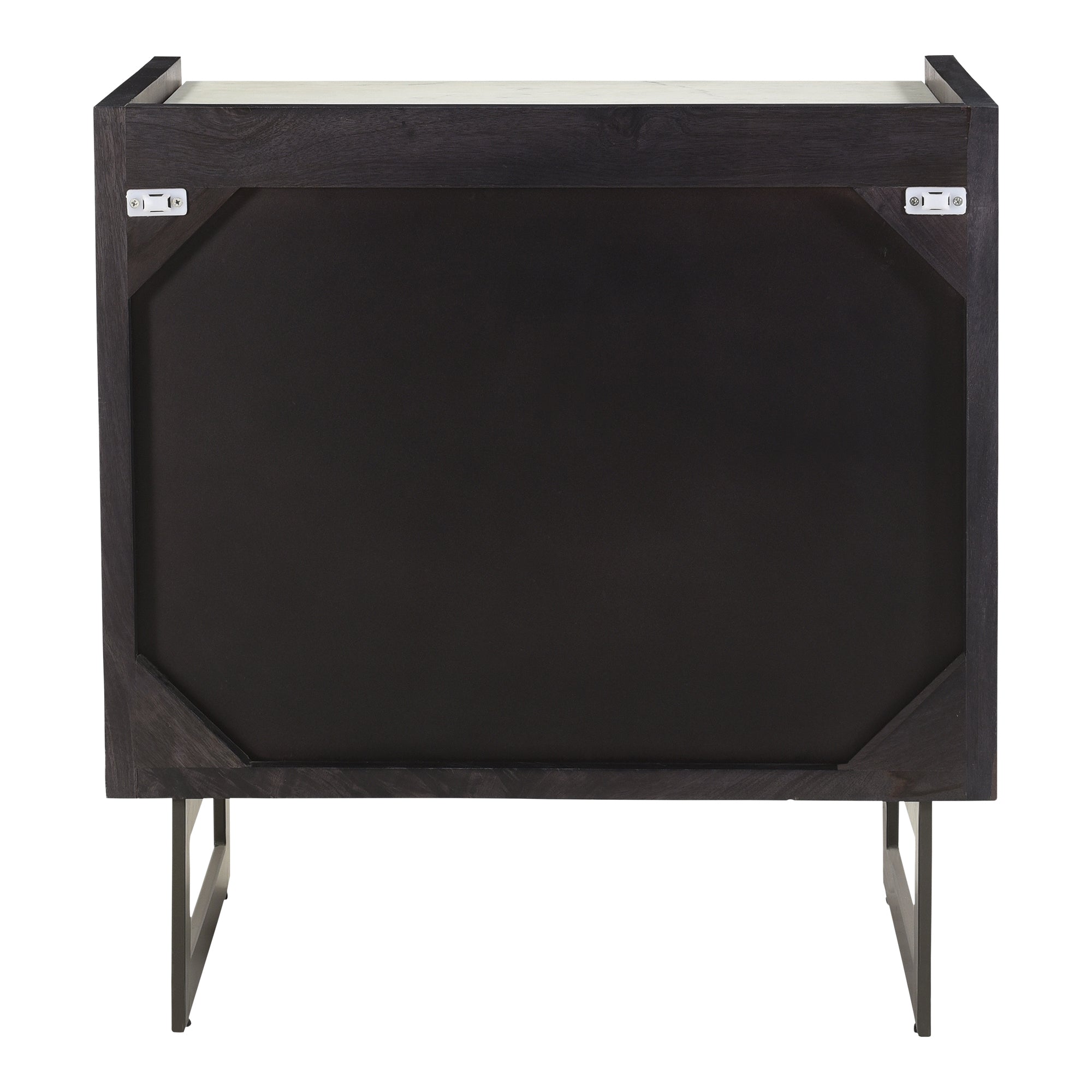 Moes Paloma 3 Drawer Nightstand Charcoal Grey JD-1058-07-0