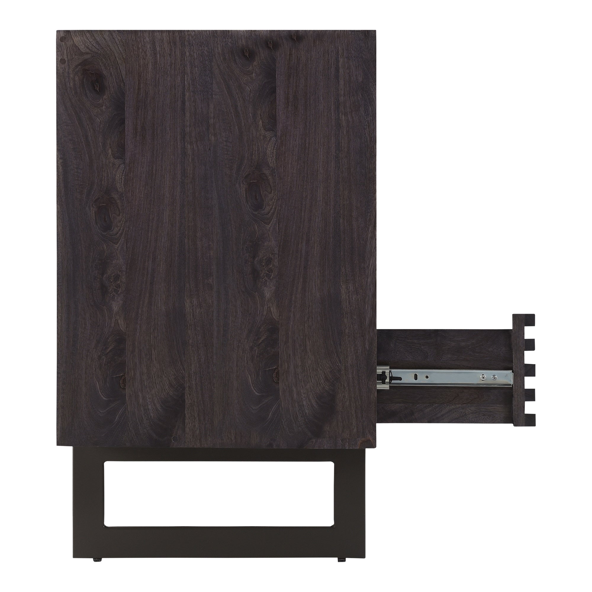 Moes Paloma 3 Drawer Nightstand Charcoal Grey JD-1058-07-0