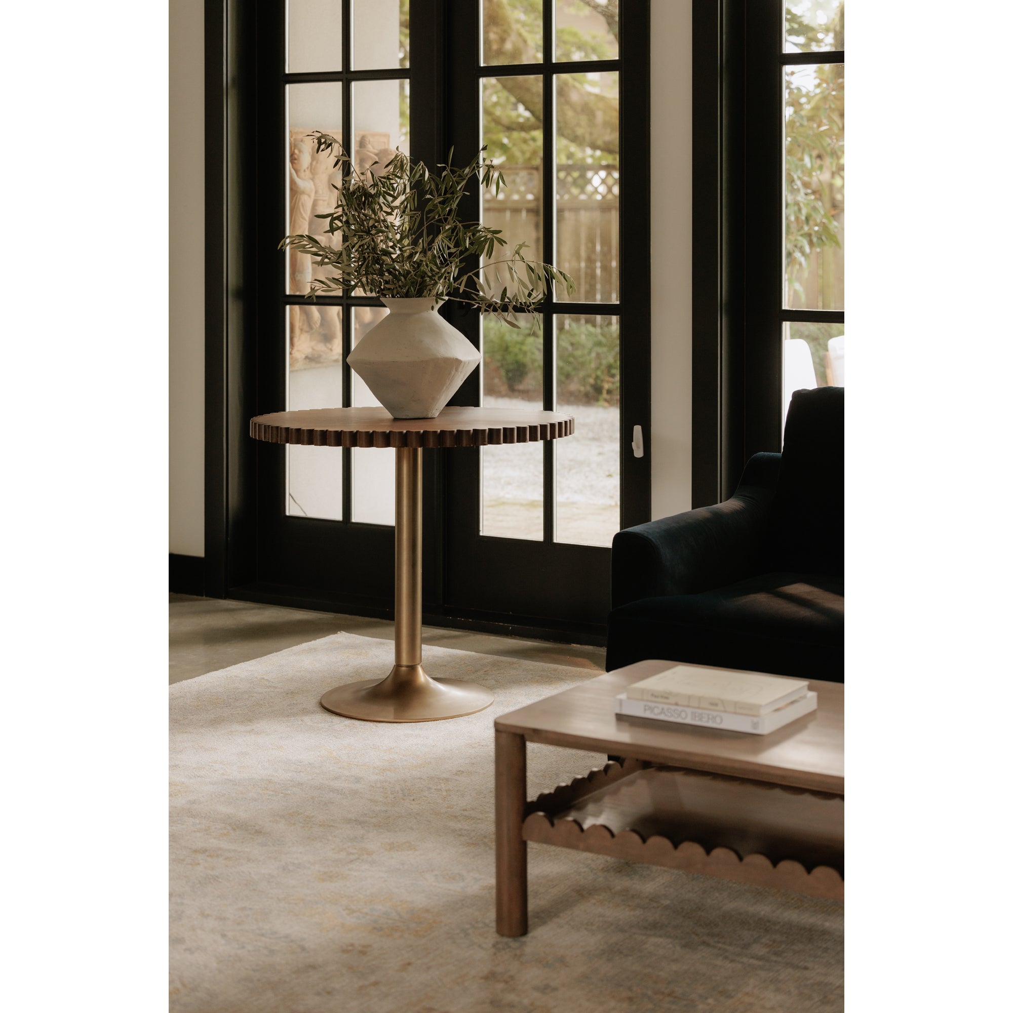 Moes Nomi Cafe Table Brown JD-1066-03-0