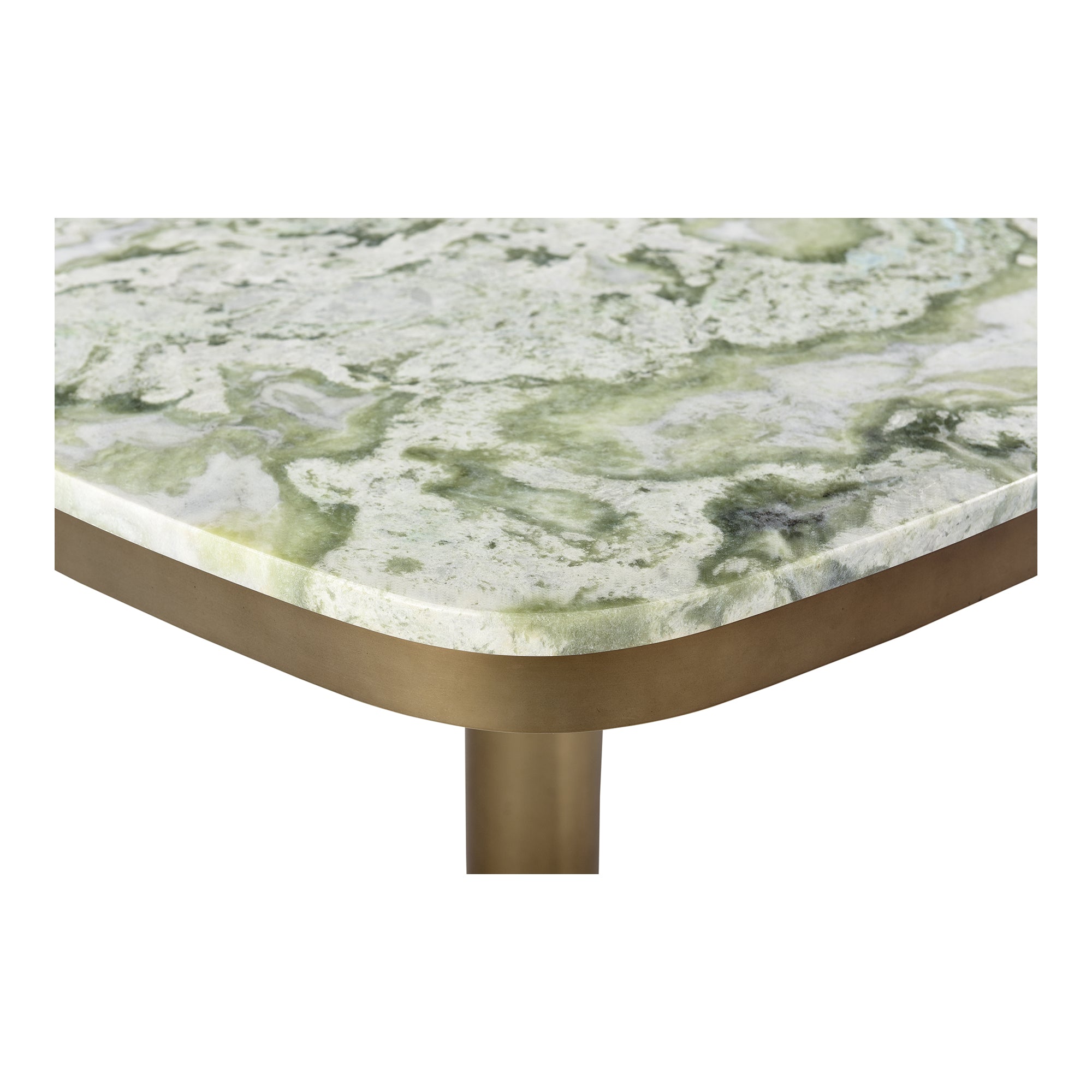 Moes Celeste Cafe Table Green Onyx Marble JD-1067-16-0