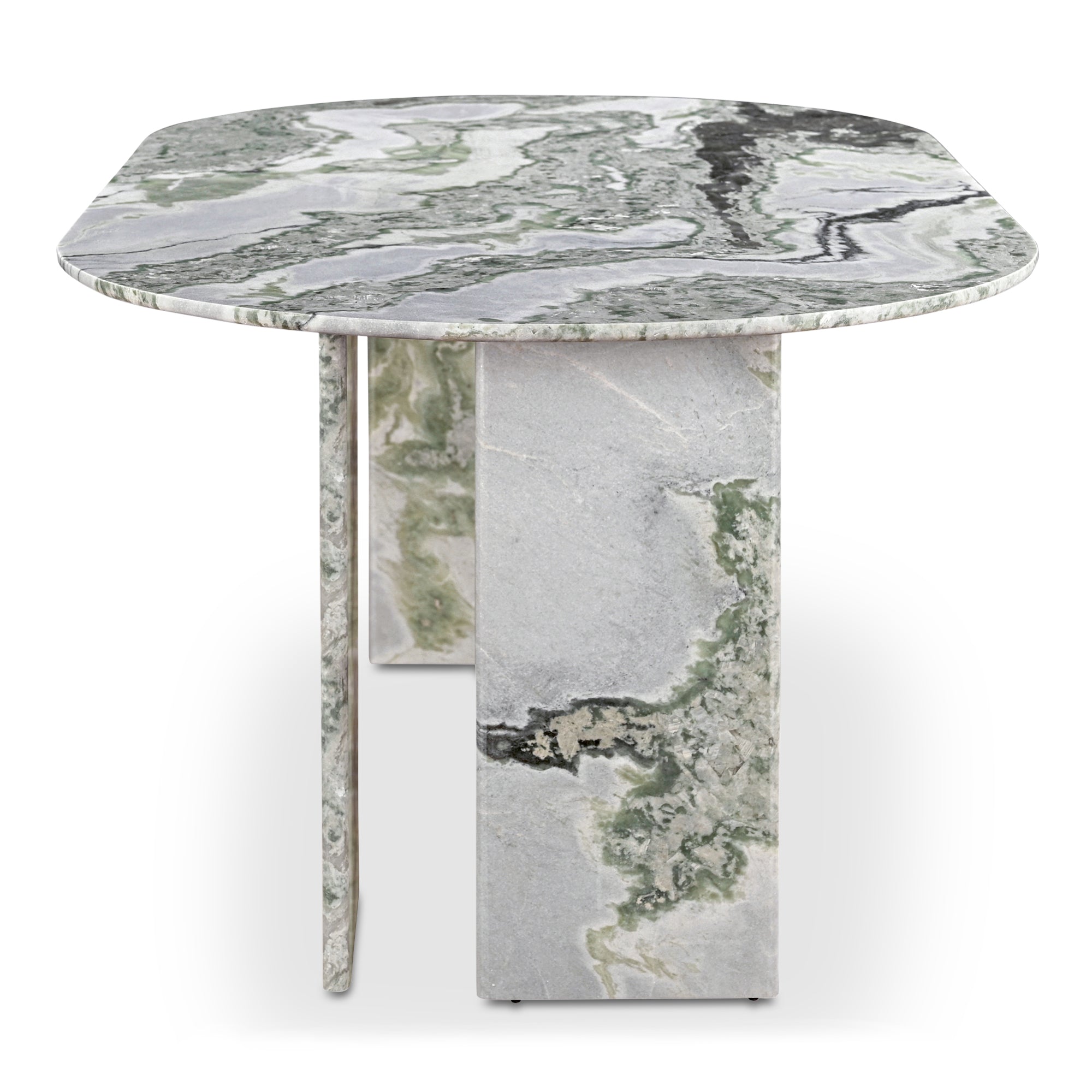 Moes Celia Oval Dining Table Green Onyx Marble JD-1075-16-0