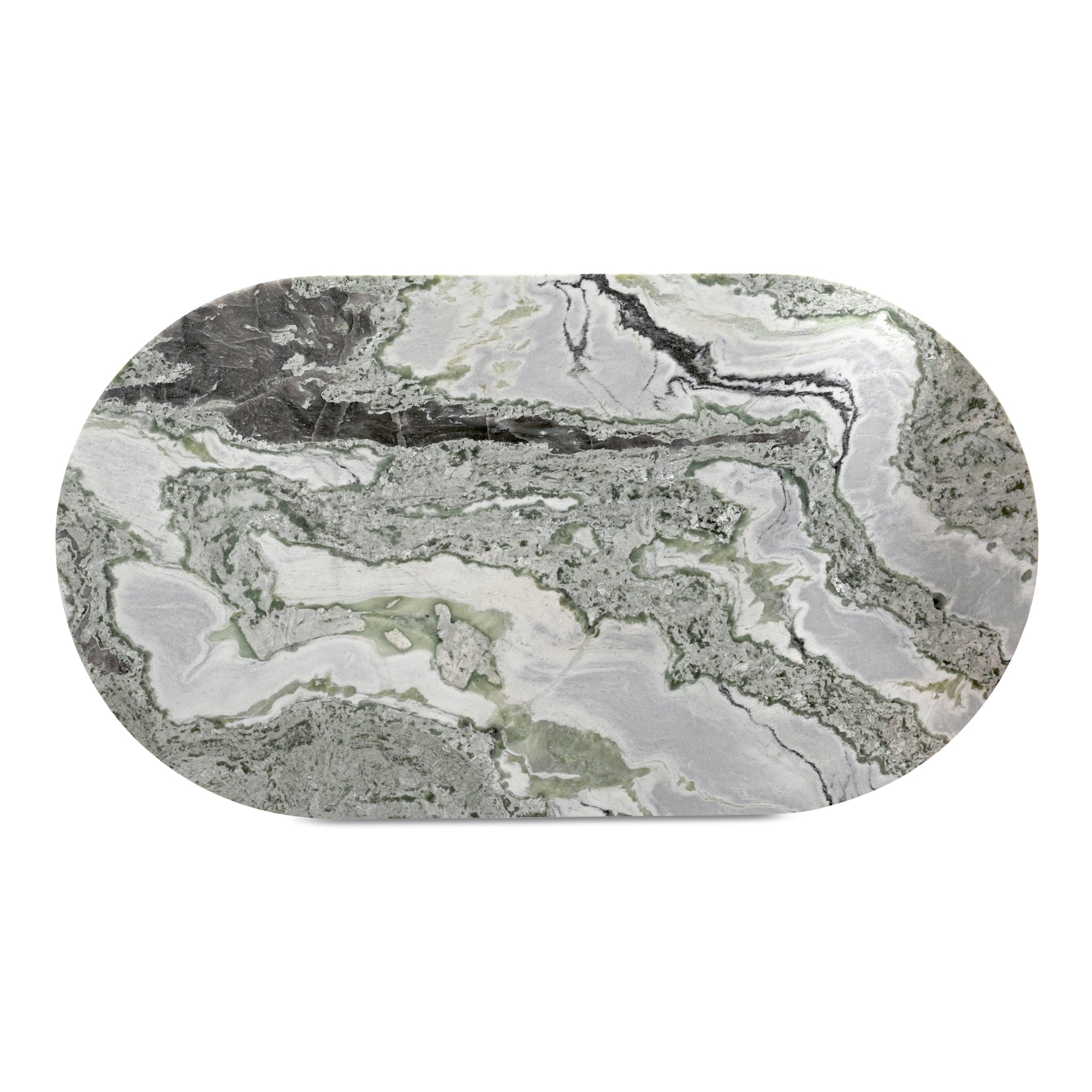Moes Celia Oval Dining Table Green Onyx Marble JD-1075-16-0