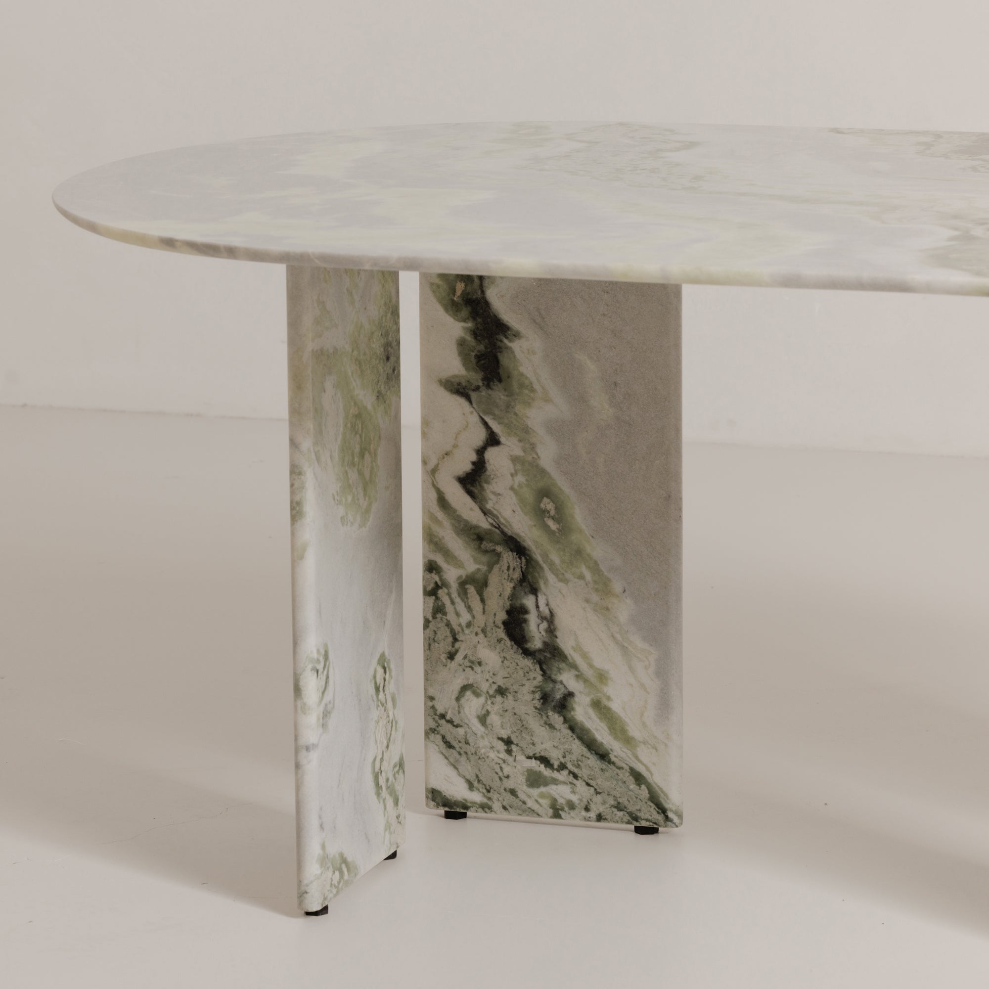 Moes Celia Oval Dining Table Green Onyx Marble JD-1075-16-0