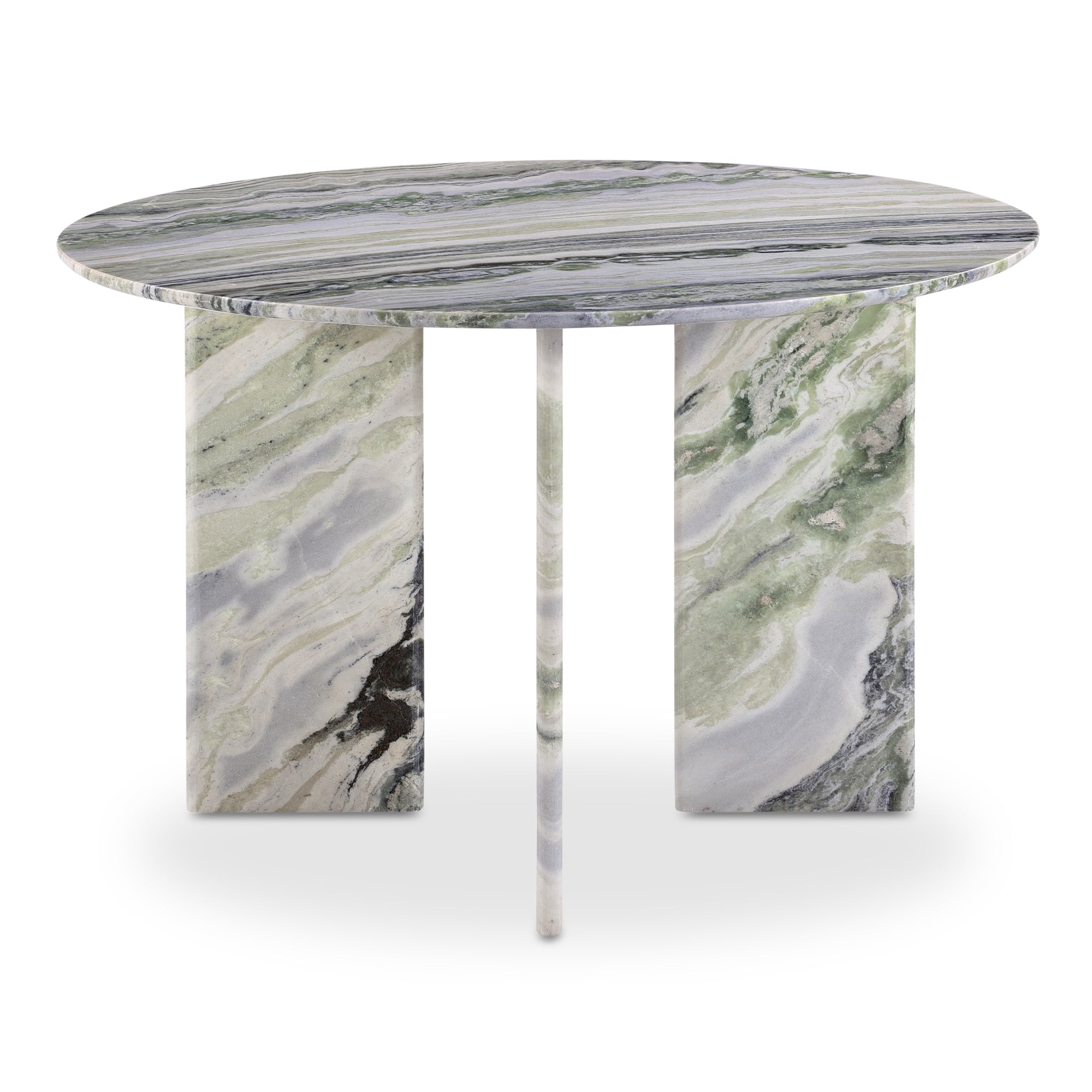 Moes Celia Round Dining Table Green Onyx Marble JD-1076-16-0