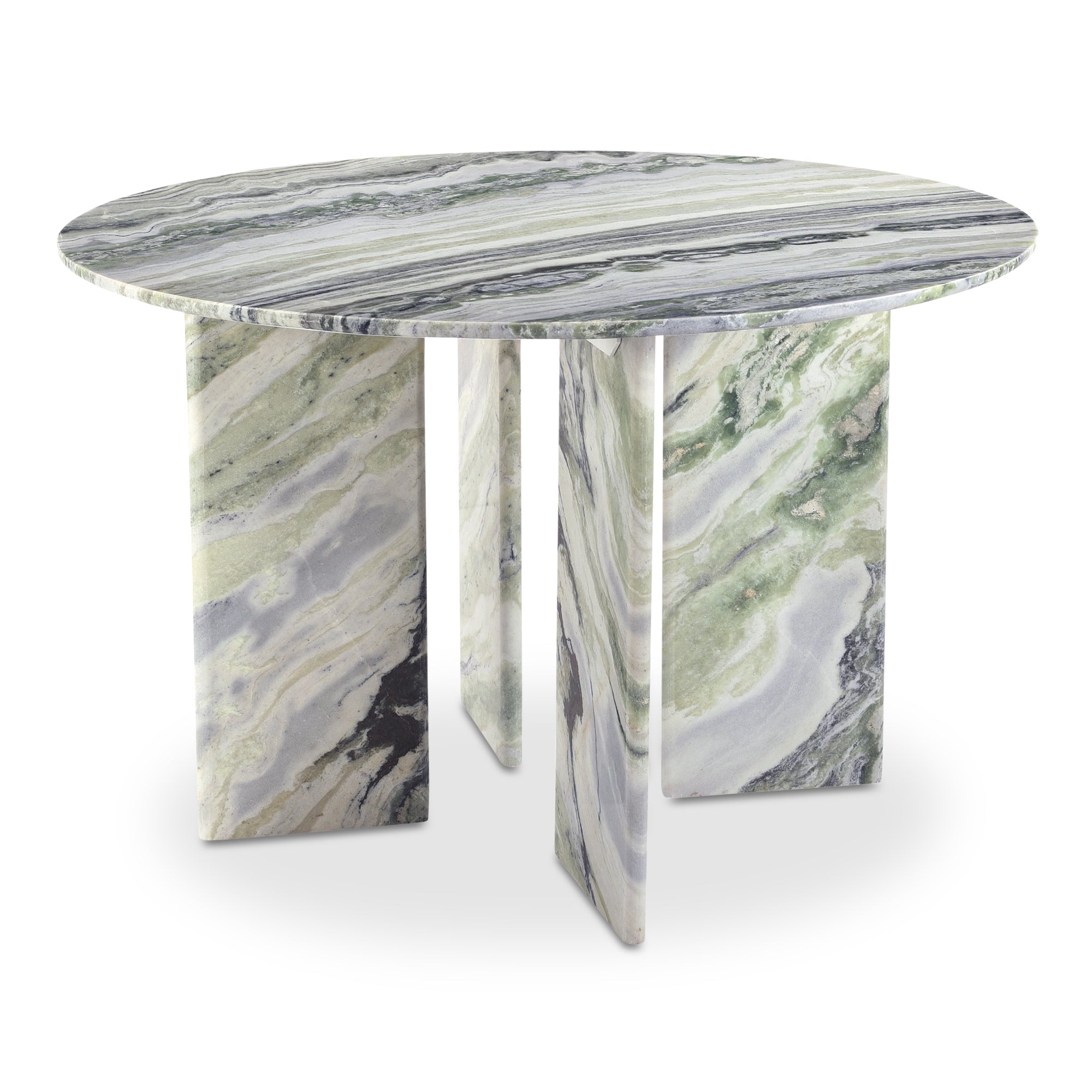 Moes Celia Round Dining Table Green Onyx Marble JD-1076-16-0