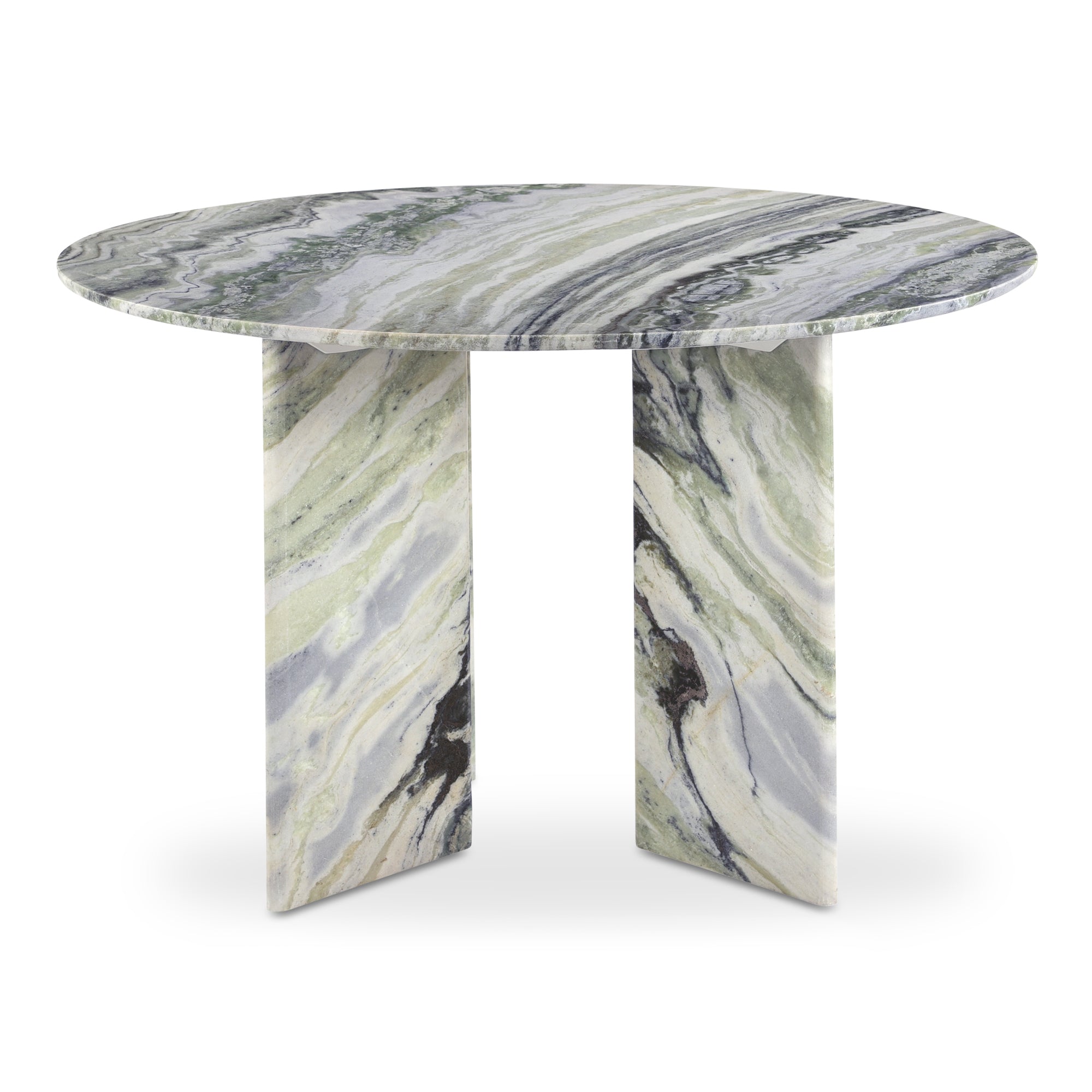Moes Celia Round Dining Table Green Onyx Marble JD-1076-16-0