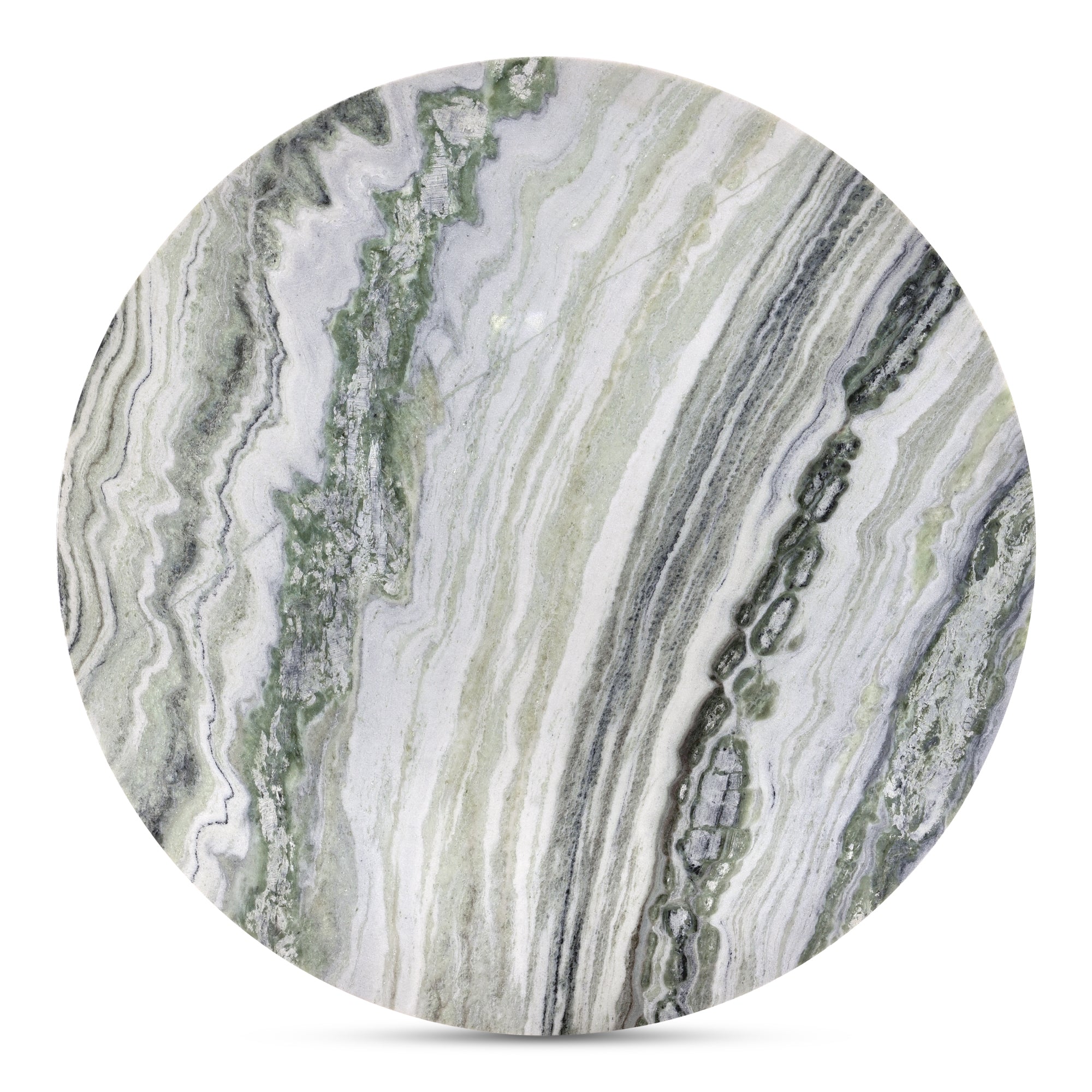Moes Celia Round Dining Table Green Onyx Marble JD-1076-16-0