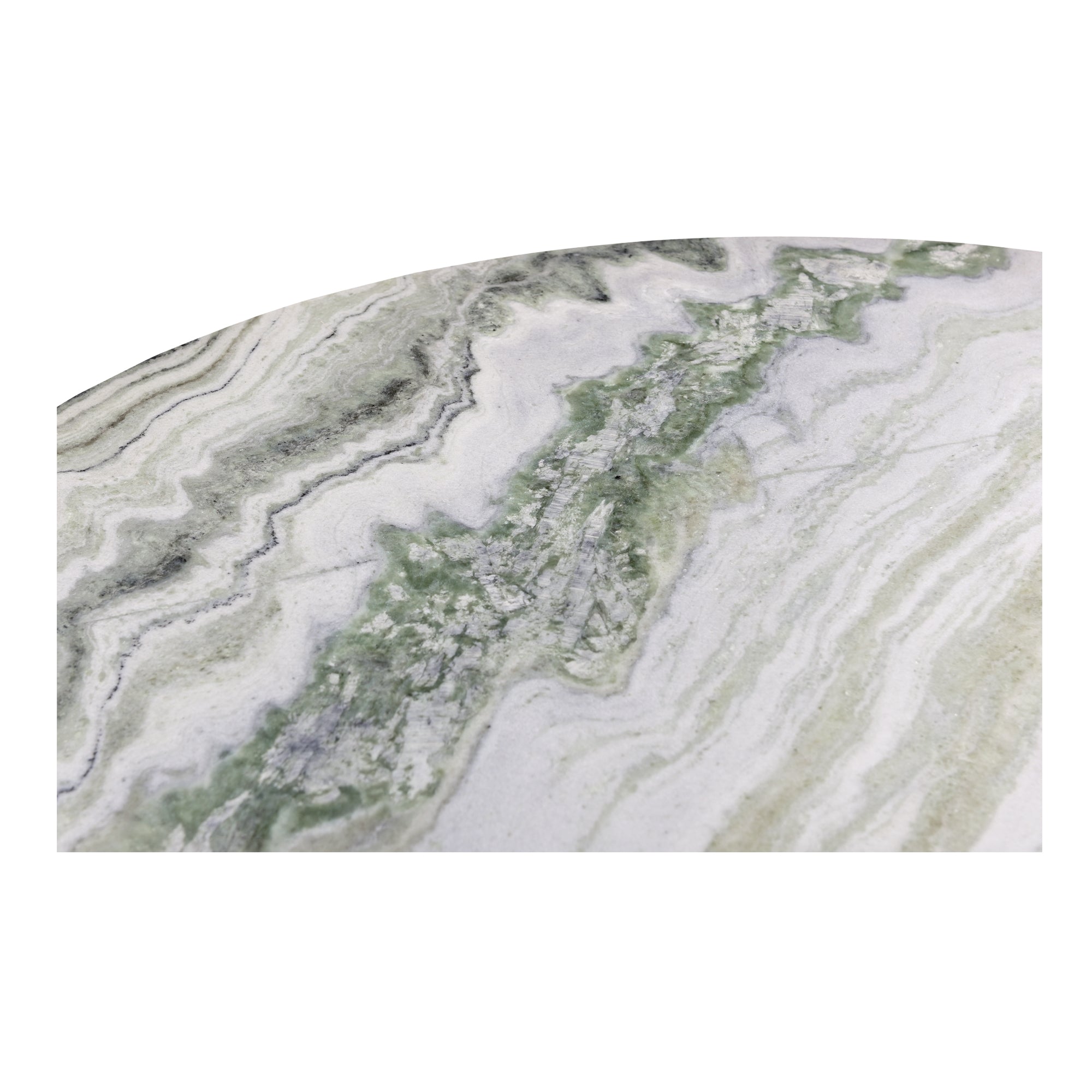 Moes Celia Round Dining Table Green Onyx Marble JD-1076-16-0