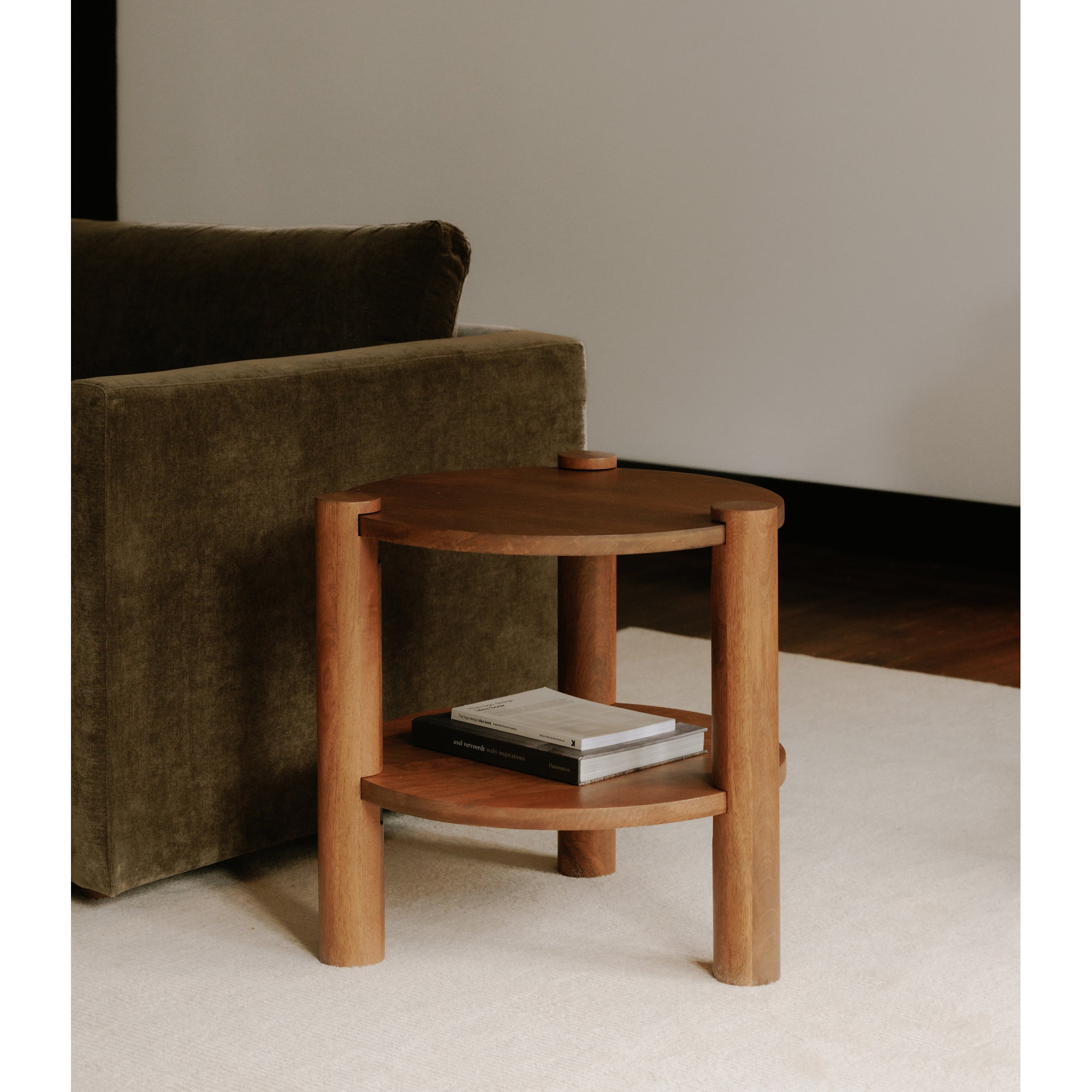 Moes Olsen Accent Table Vintage Brown JD-1087-03