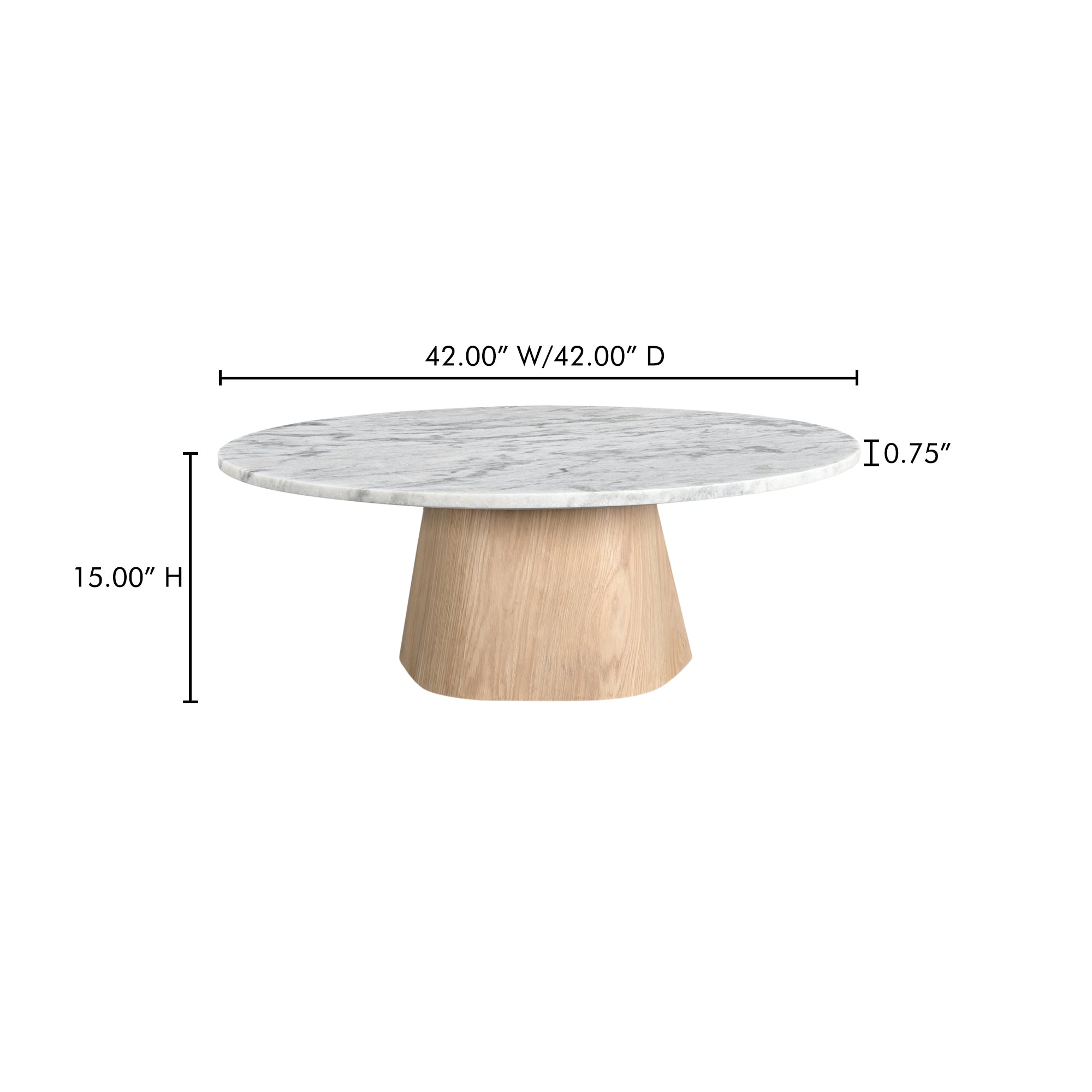 Moes Evelyn Coffee Table Ashen Grey Matrix JD-1092-18-0