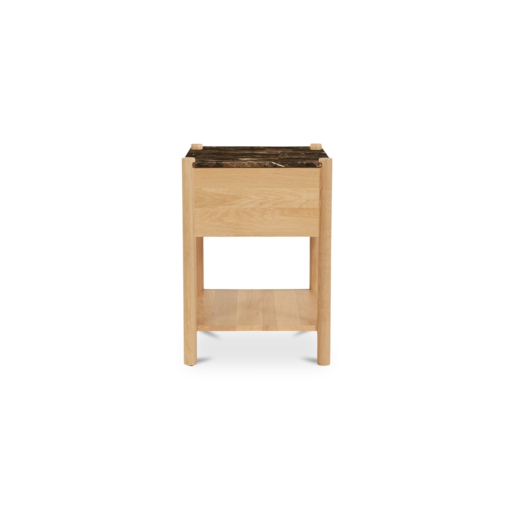 Moes Elio Nightstand Dark Emperador Marble JD-1104-20