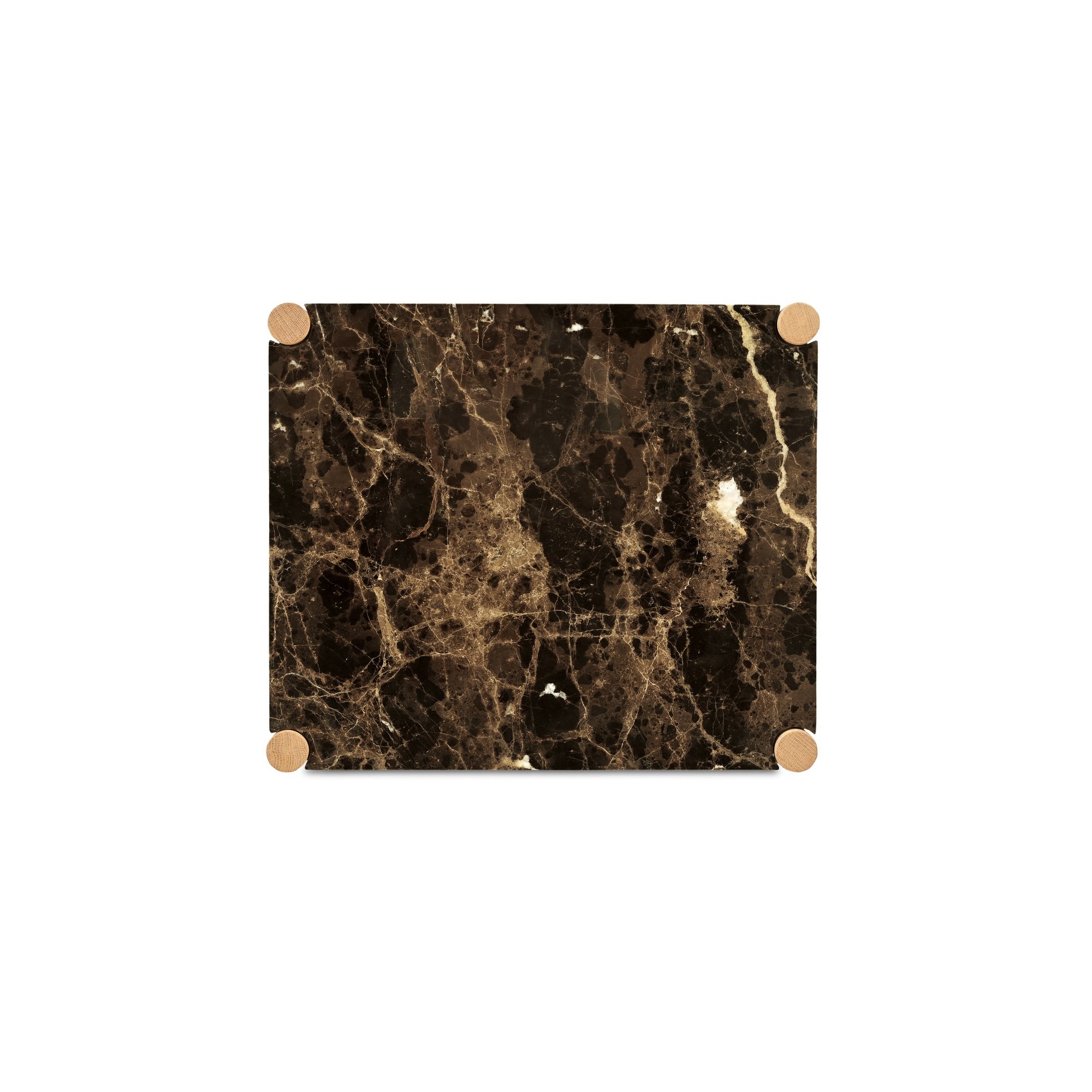 Moes Elio Nightstand Dark Emperador Marble JD-1104-20