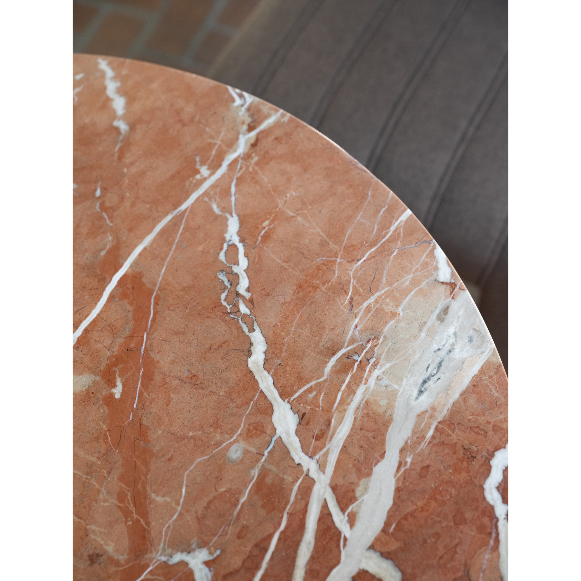 Moes Sage Cafe Table Rosso Alicante Red Marble JD-1106-04-0
