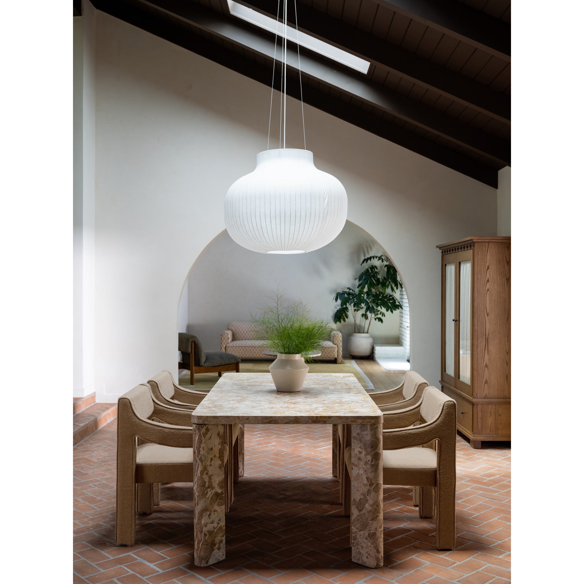 Moes Segment Dining Table Panther Stone Beige JD-1107-34-0