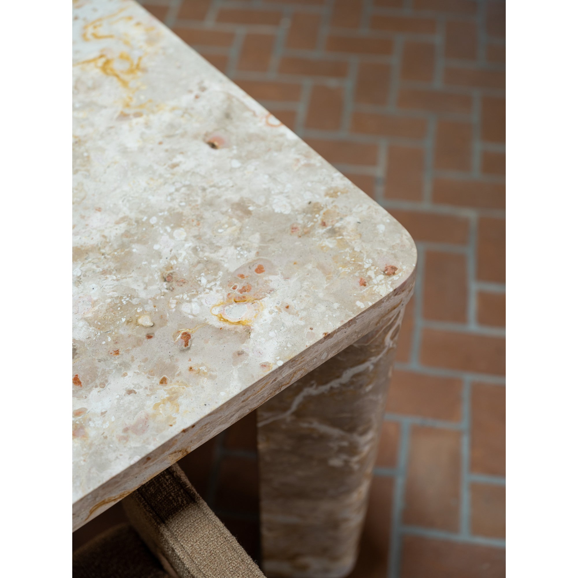 Moes Segment Dining Table Panther Stone Beige JD-1107-34-0