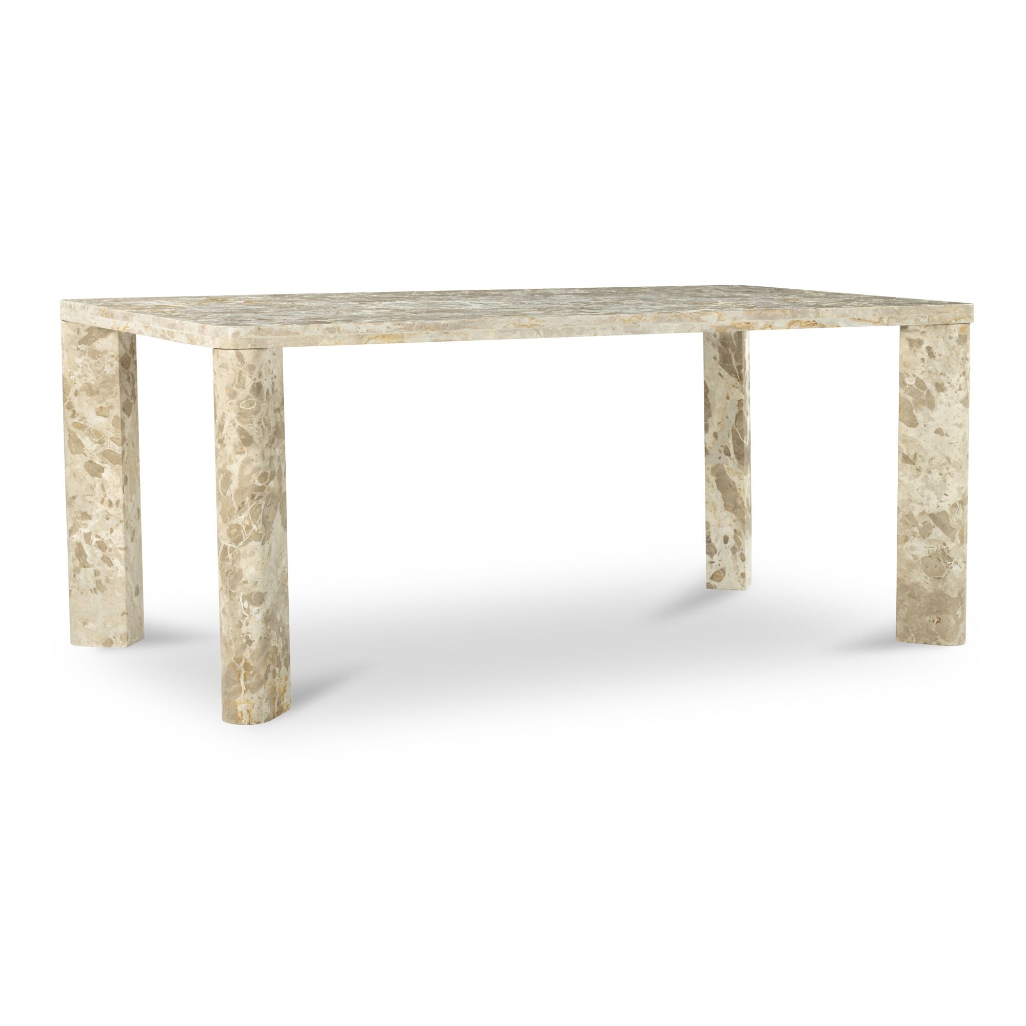 Moes Segment Dining Table Panther Stone Beige JD-1107-34-0