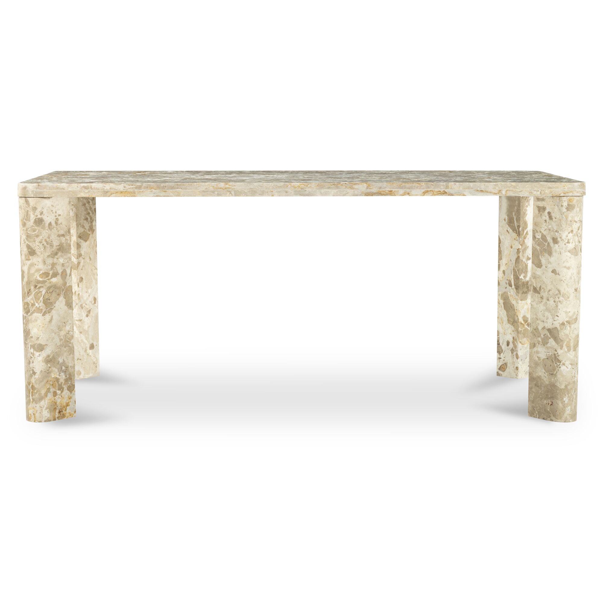 Moes Segment Dining Table Panther Stone Beige JD-1107-34-0