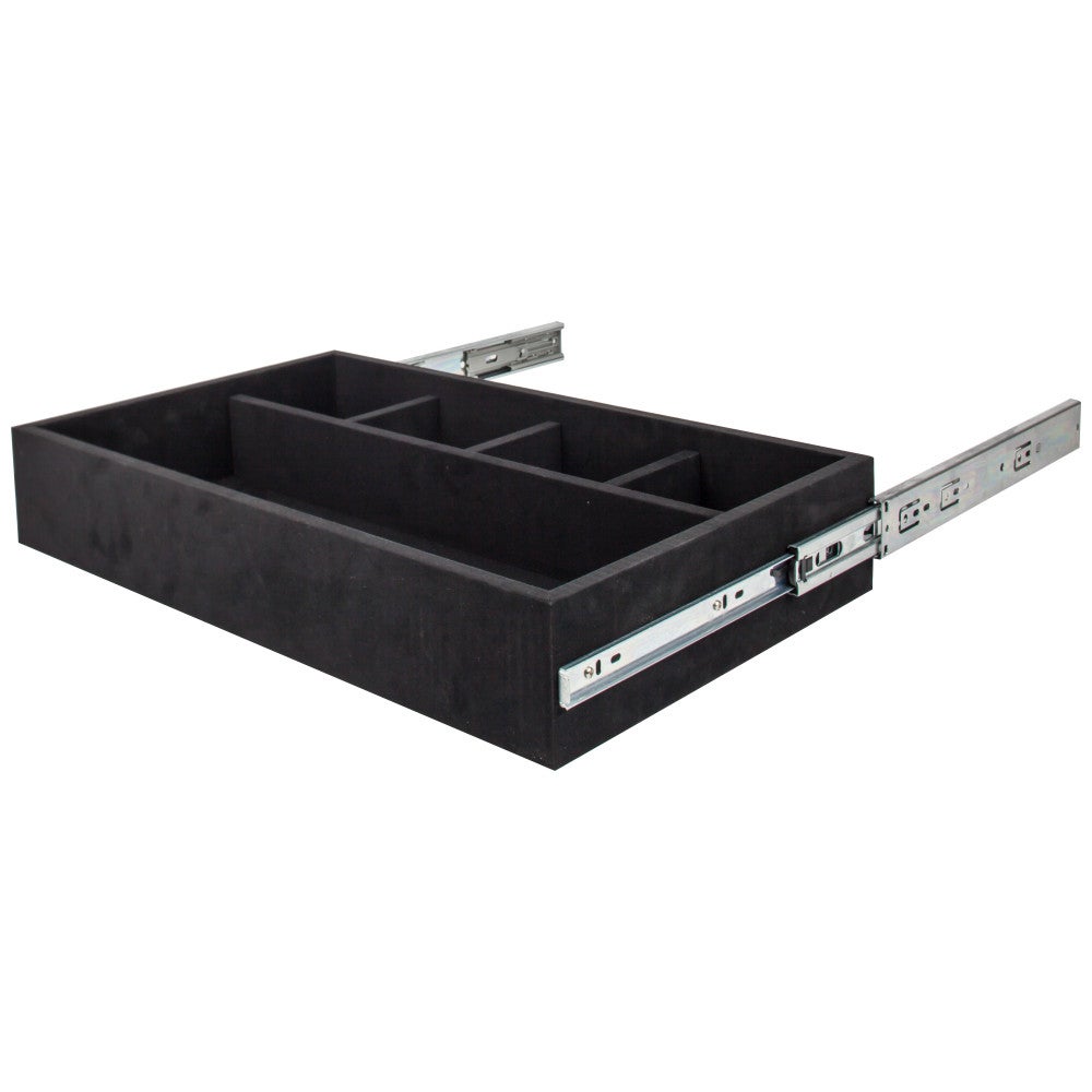Hardware Resources Felt 5-Compartment Jewelry Organizer Drawer