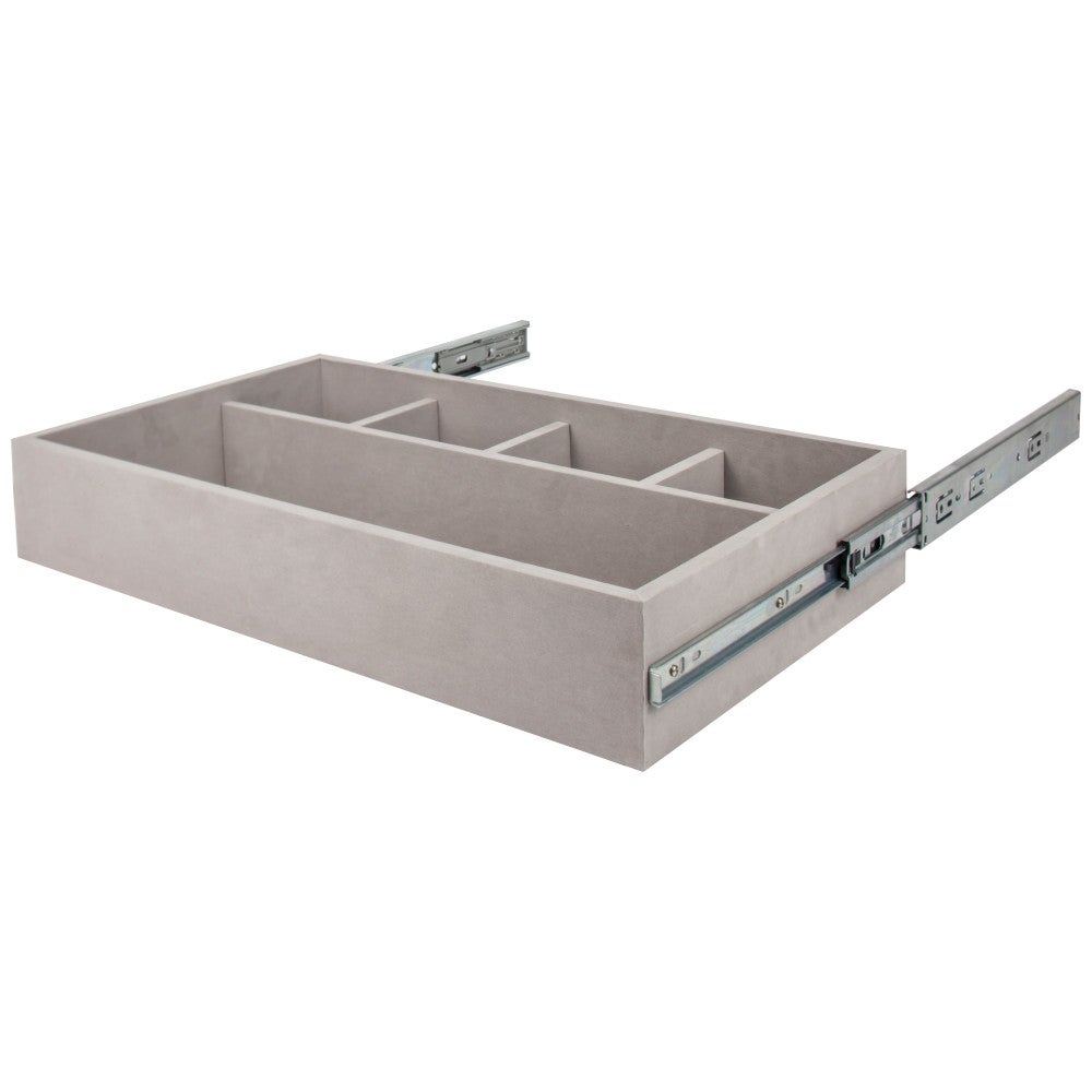 Hardware Resources Felt 5-Compartment Jewelry Organizer Drawer