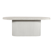 Moes Lyon Outdoor Dining Table White Terrazzo JK-1001-29-0