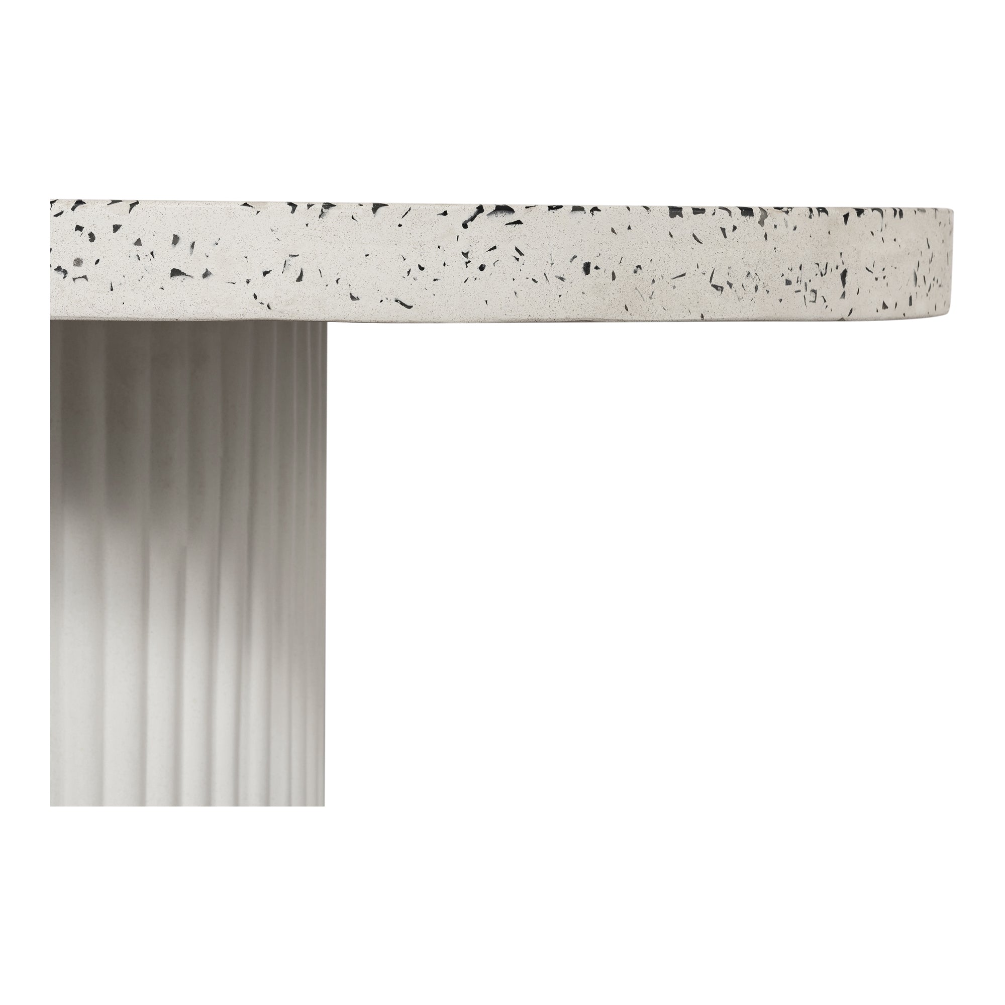 Moes Lyon Outdoor Dining Table White Terrazzo JK-1001-29-0