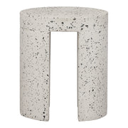Moes Lyon Outdoor Stool White Terrazzo JK-1003-29
