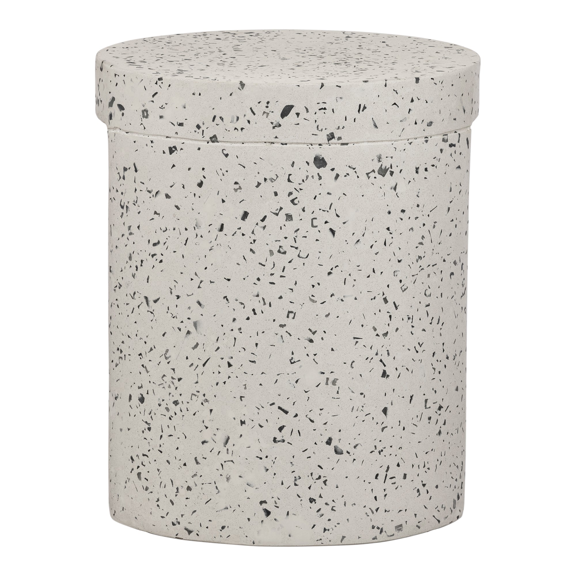 Moes Lyon Outdoor Stool White Terrazzo JK-1003-29