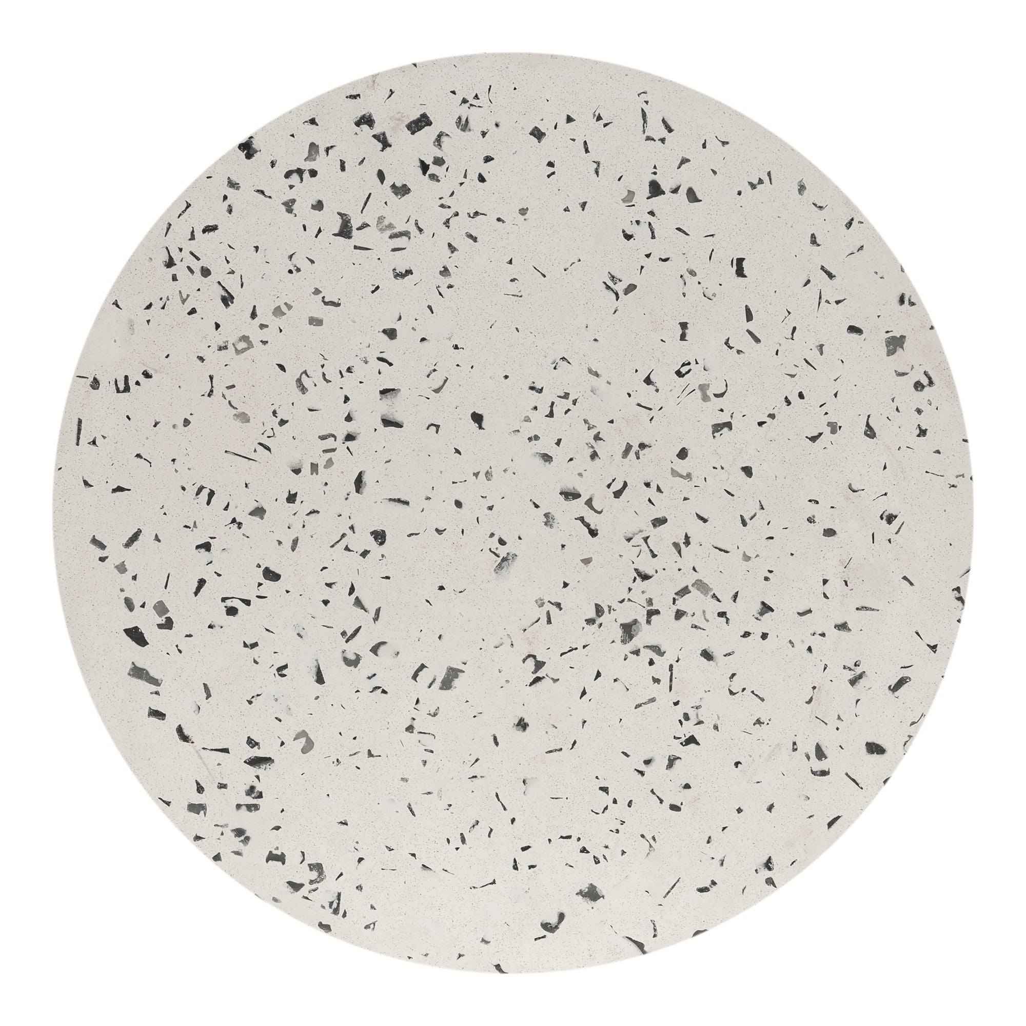 Moes Lyon Outdoor Stool White Terrazzo JK-1003-29