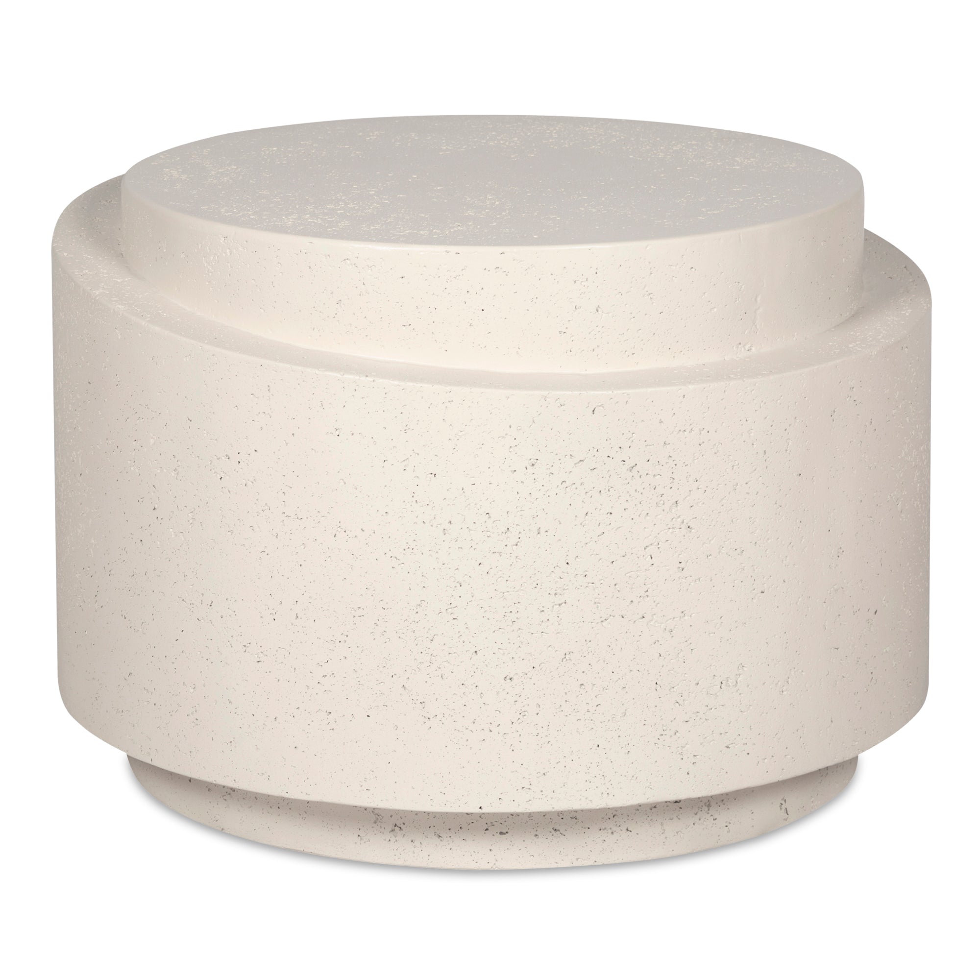 Moes Cosmo Outdoor Accent Table Off White JK-1016-18