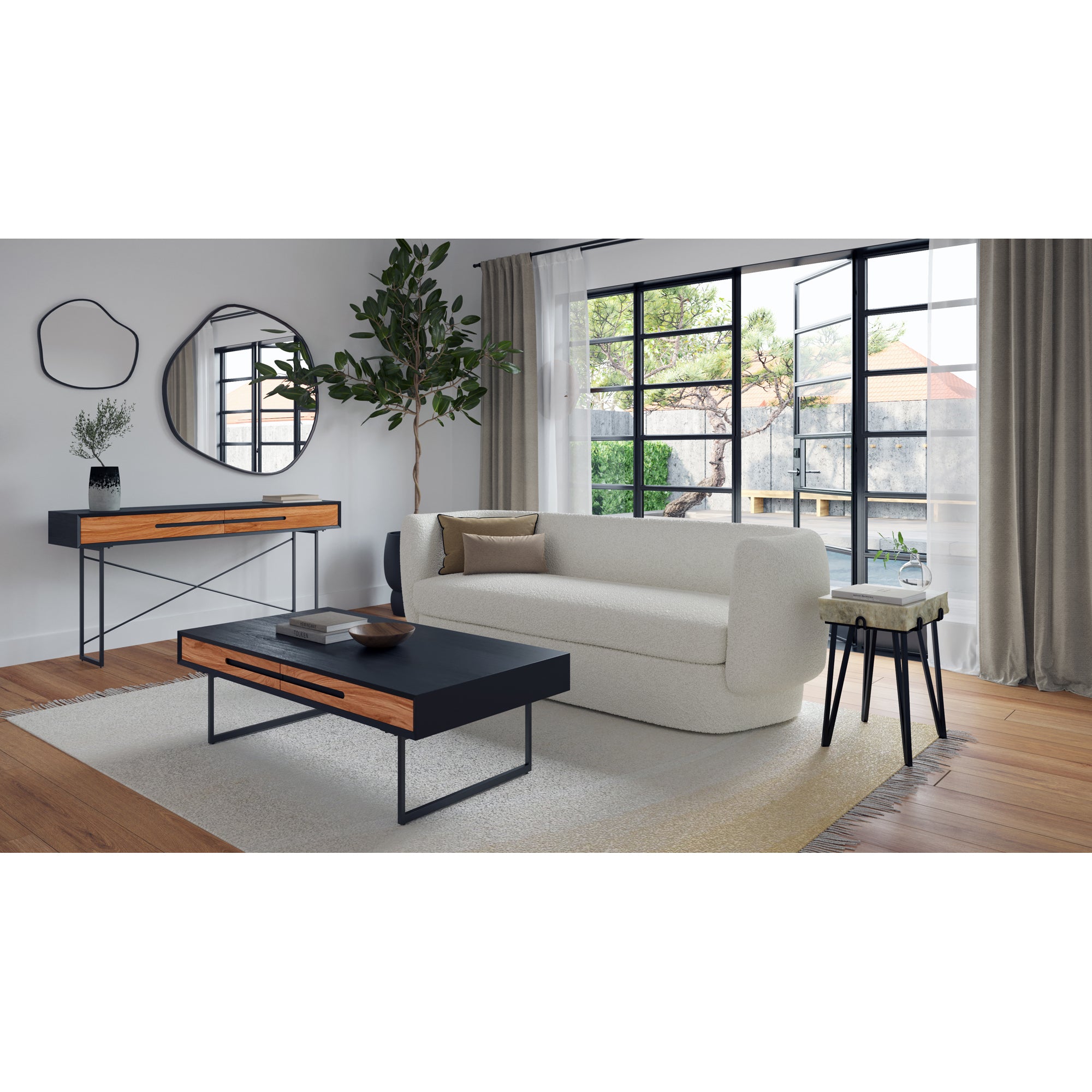 Moes Koba Sofa Maya White JM-1001-18