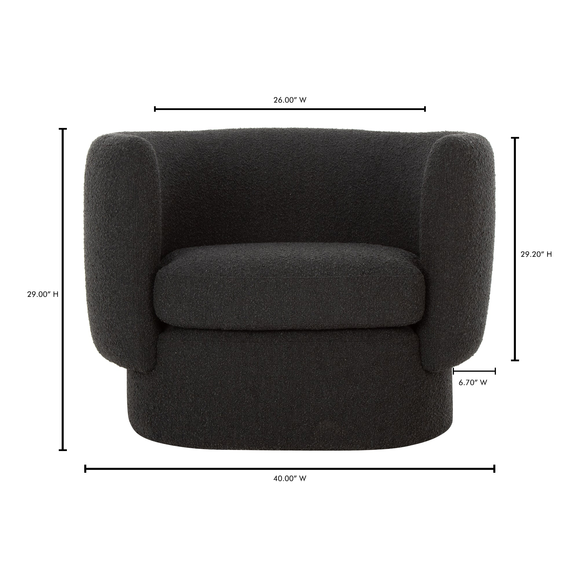 Moes Koba Chair Maya Black JM-1002-02