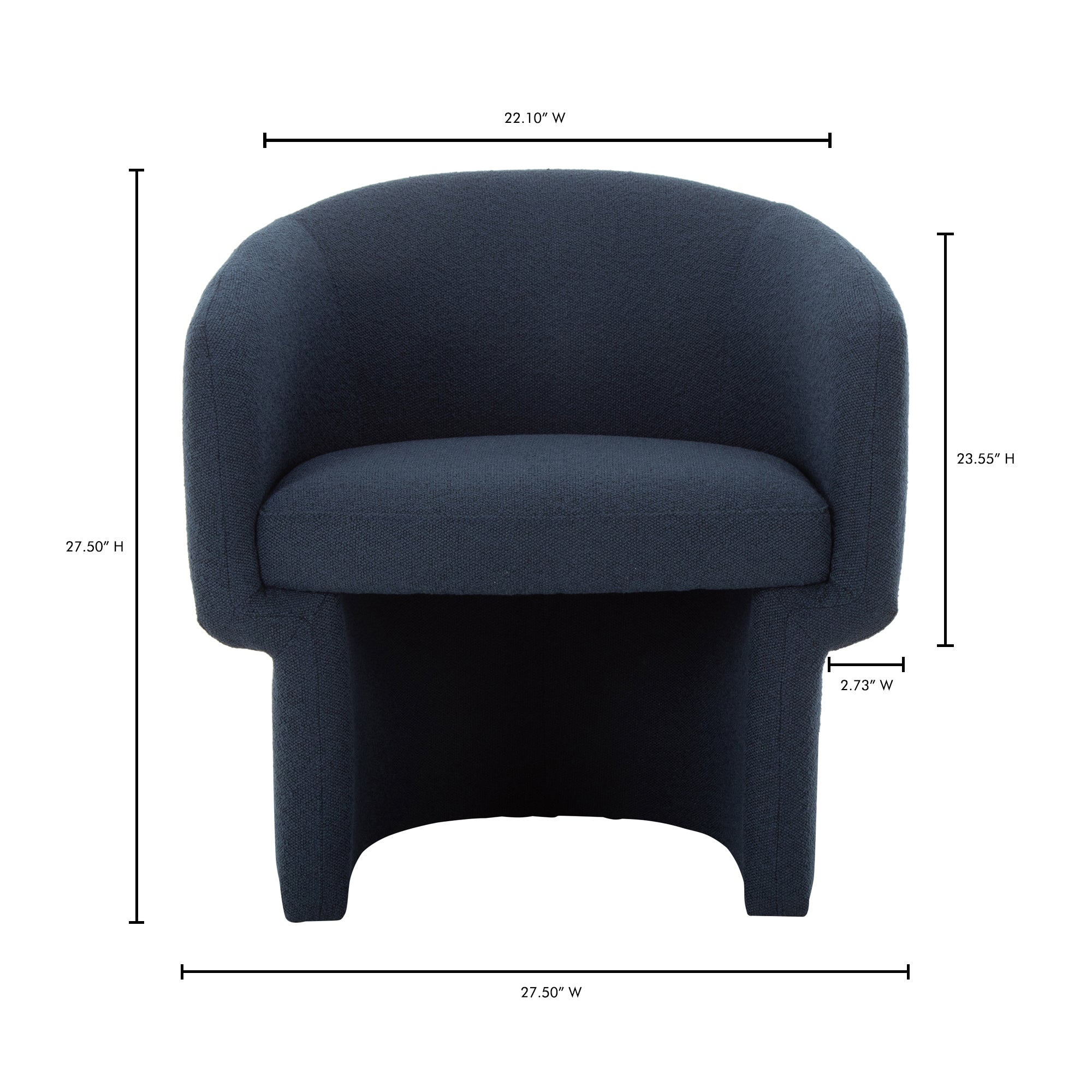 Moes Franco Chair Dark Indingo JM-1005-46
