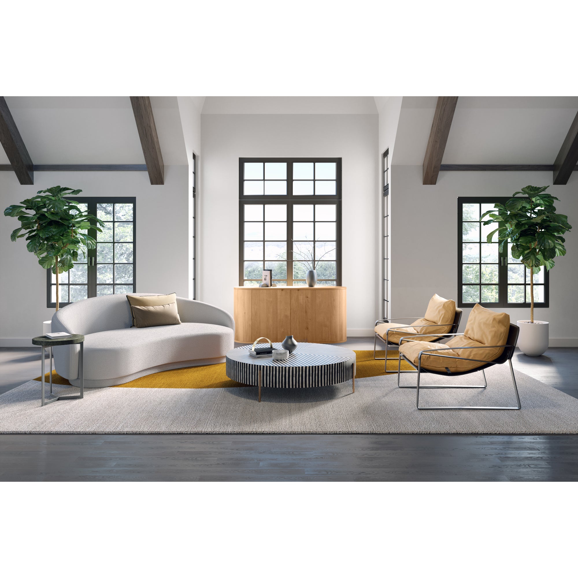 Moes Excelsior Sofa Cream JM-1009-05