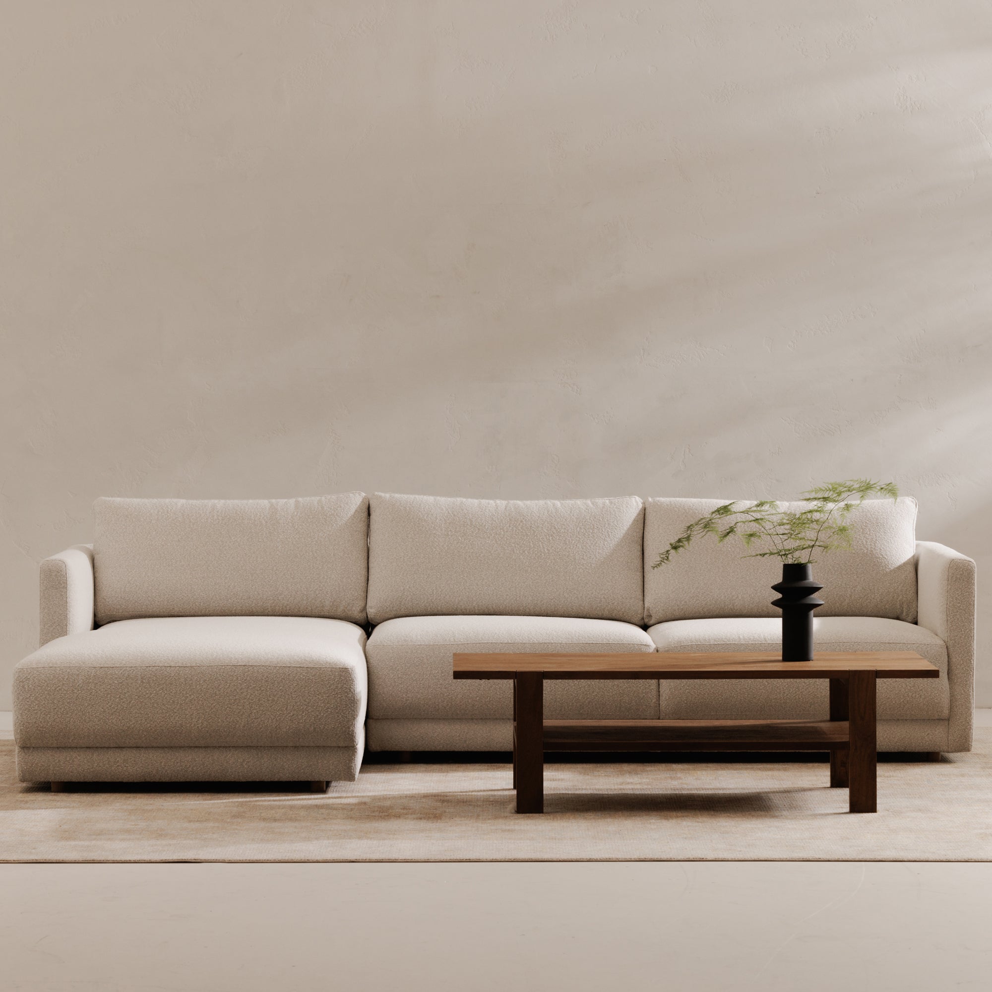 Moes Bryn Sectional Left Oyster JM-1027-05-L-0