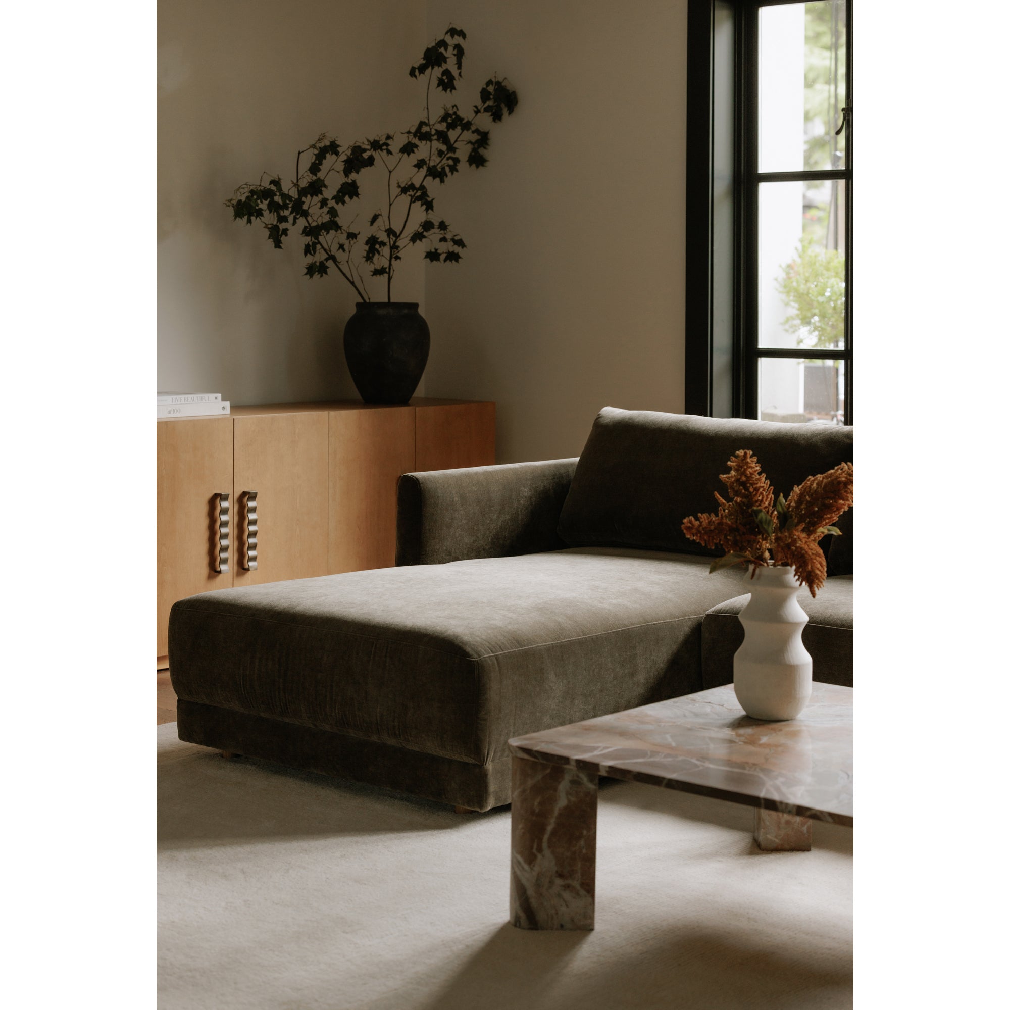 Moes Bryn Sectional Right Heritage Cedar Green JM-1027-27-R-0