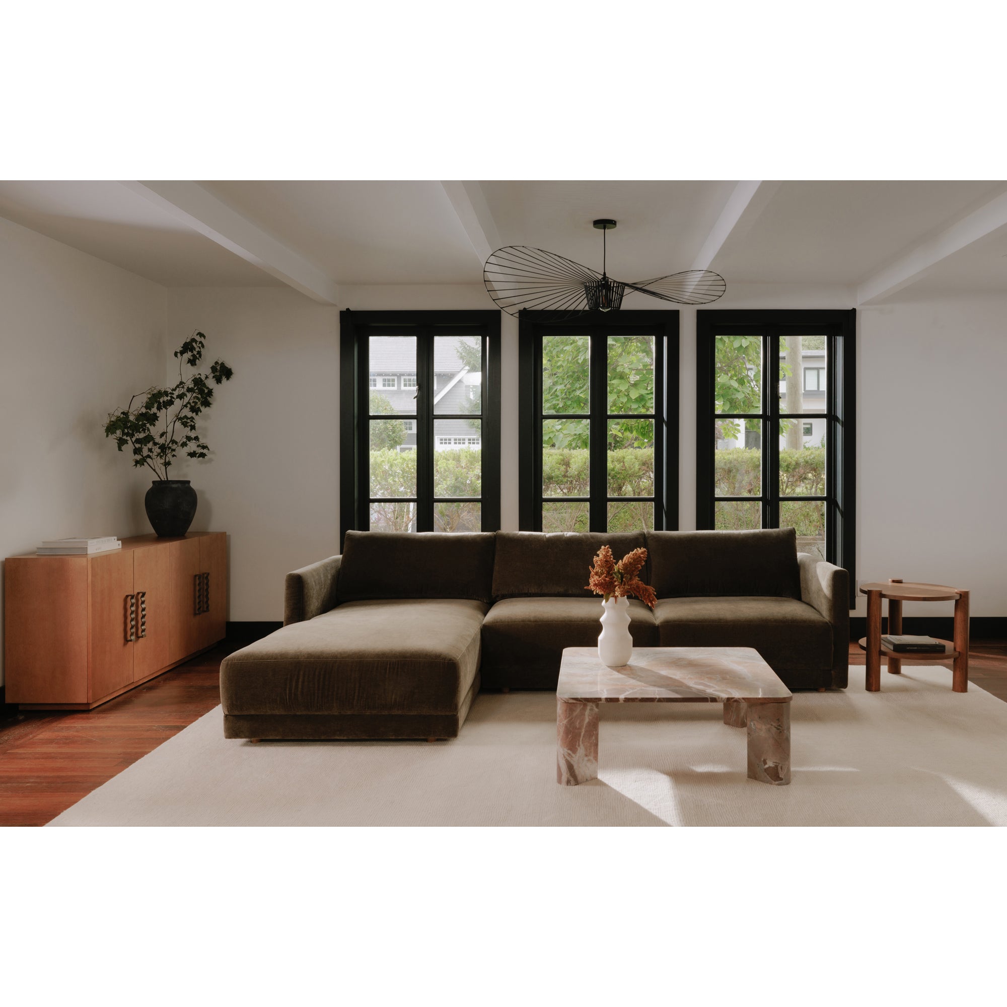 Moes Bryn Sectional Right Heritage Cedar Green JM-1027-27-R-0
