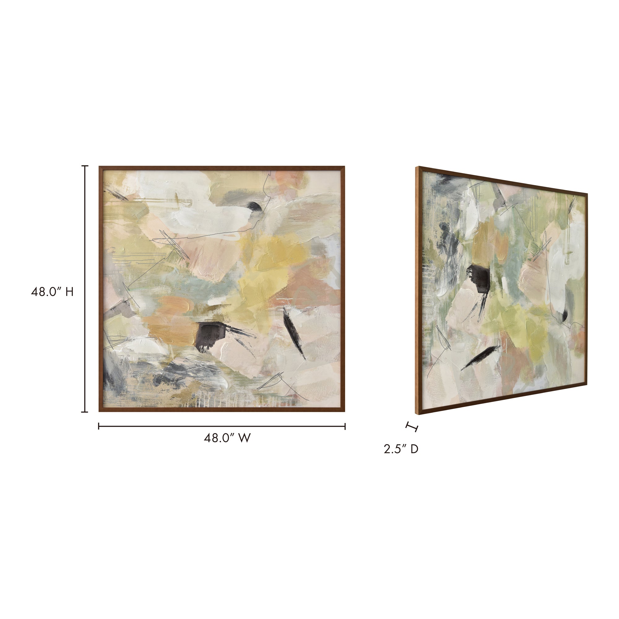 Moes Serendipity Framed Painting JQ-1036-37