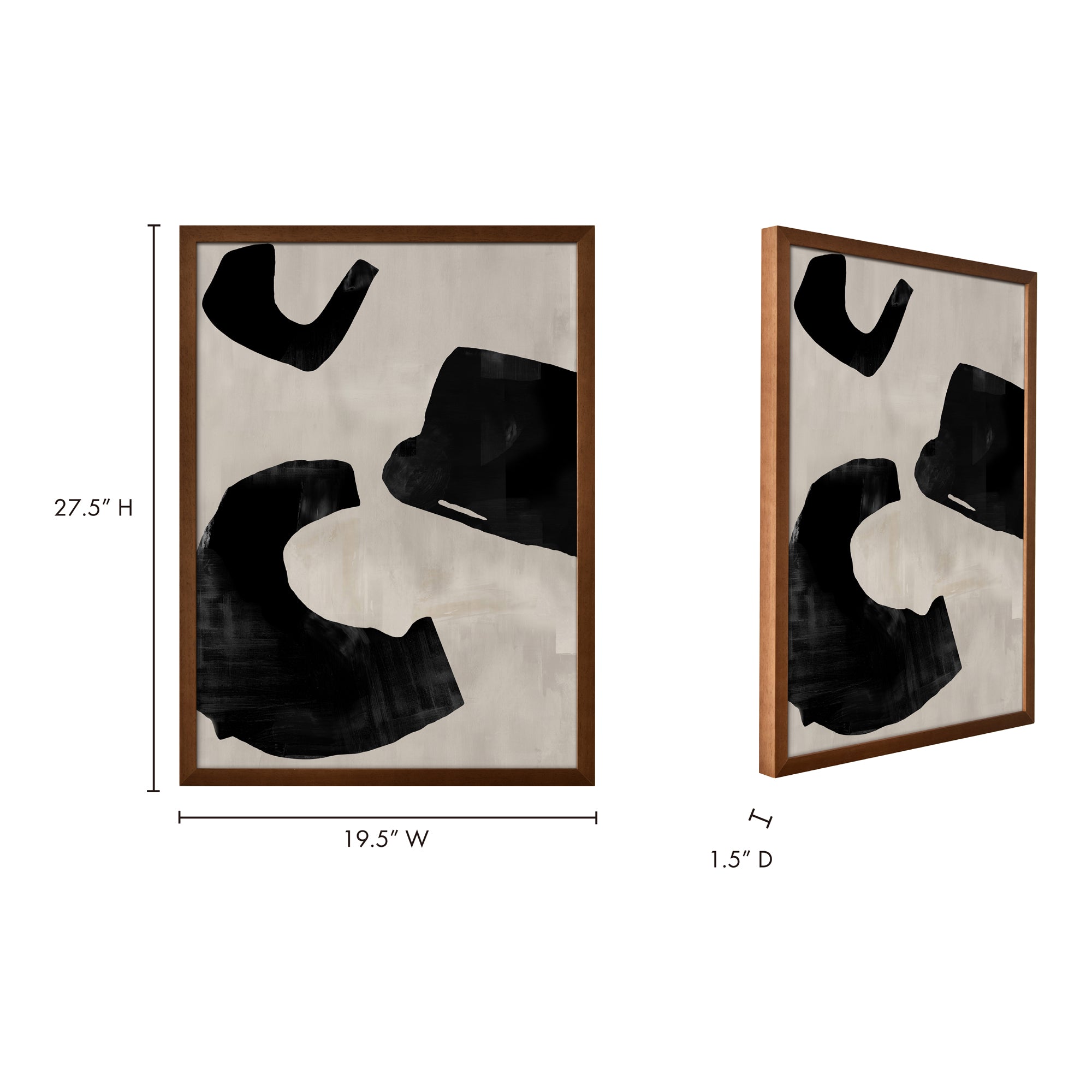 Moes Wells 2 Framed Painting JQ-1039-37
