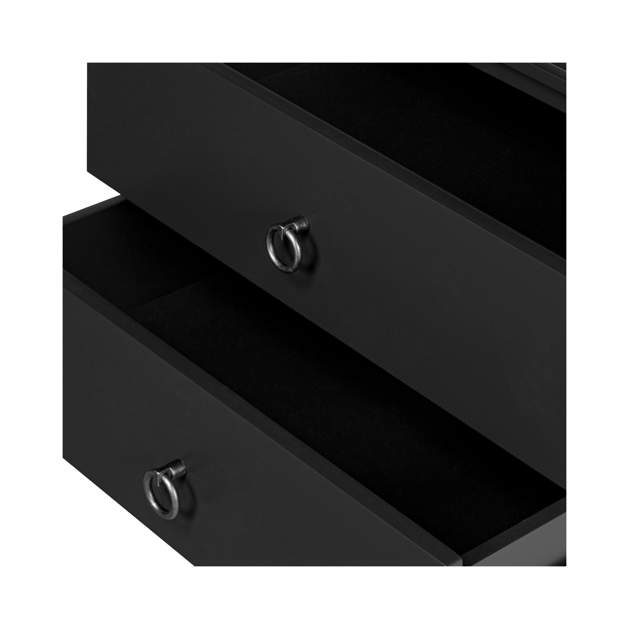 Moes Reagan Nightstand Black JU-1006-02