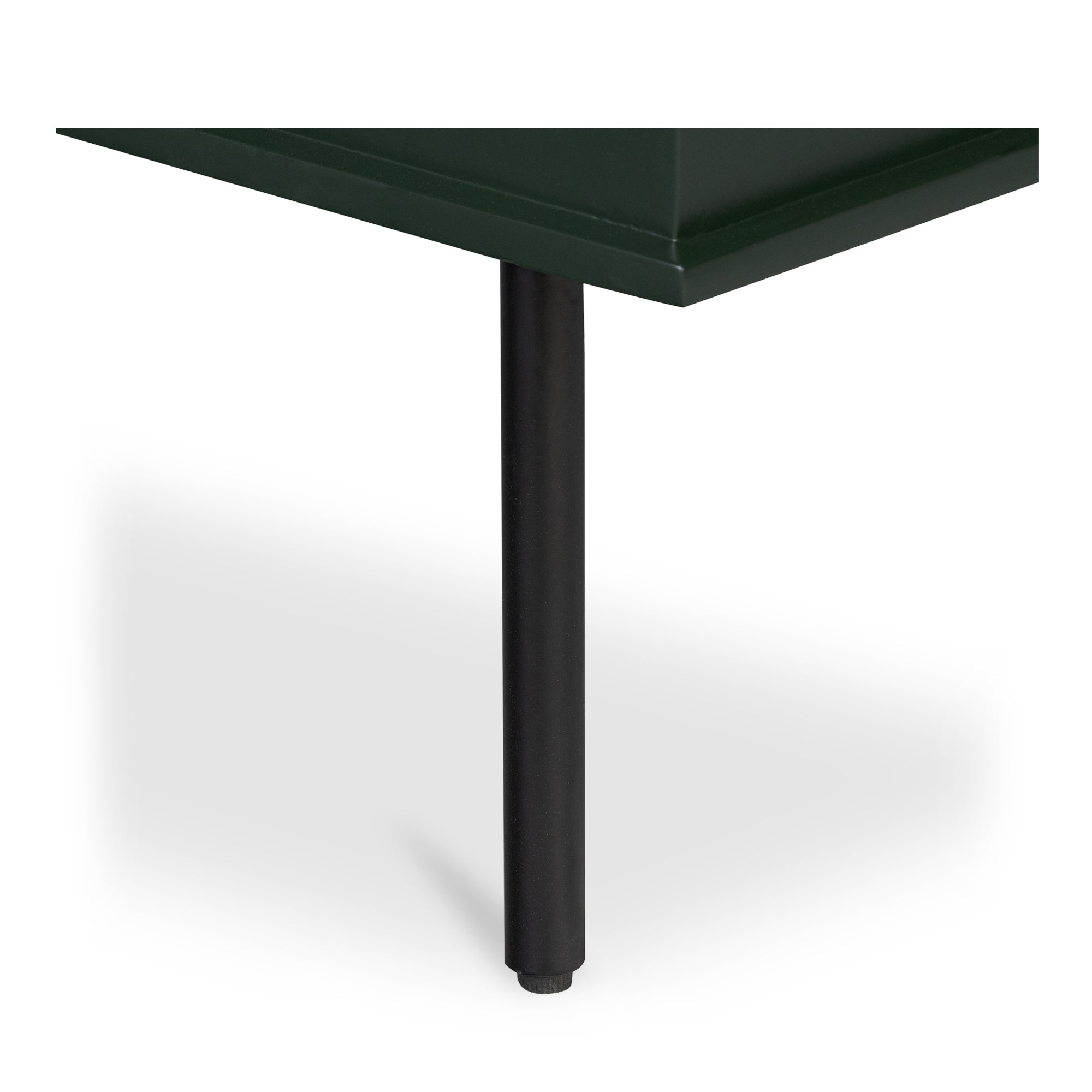 Moes Reagan 3 Drawer Nightstand Deep Green JU-1007-27