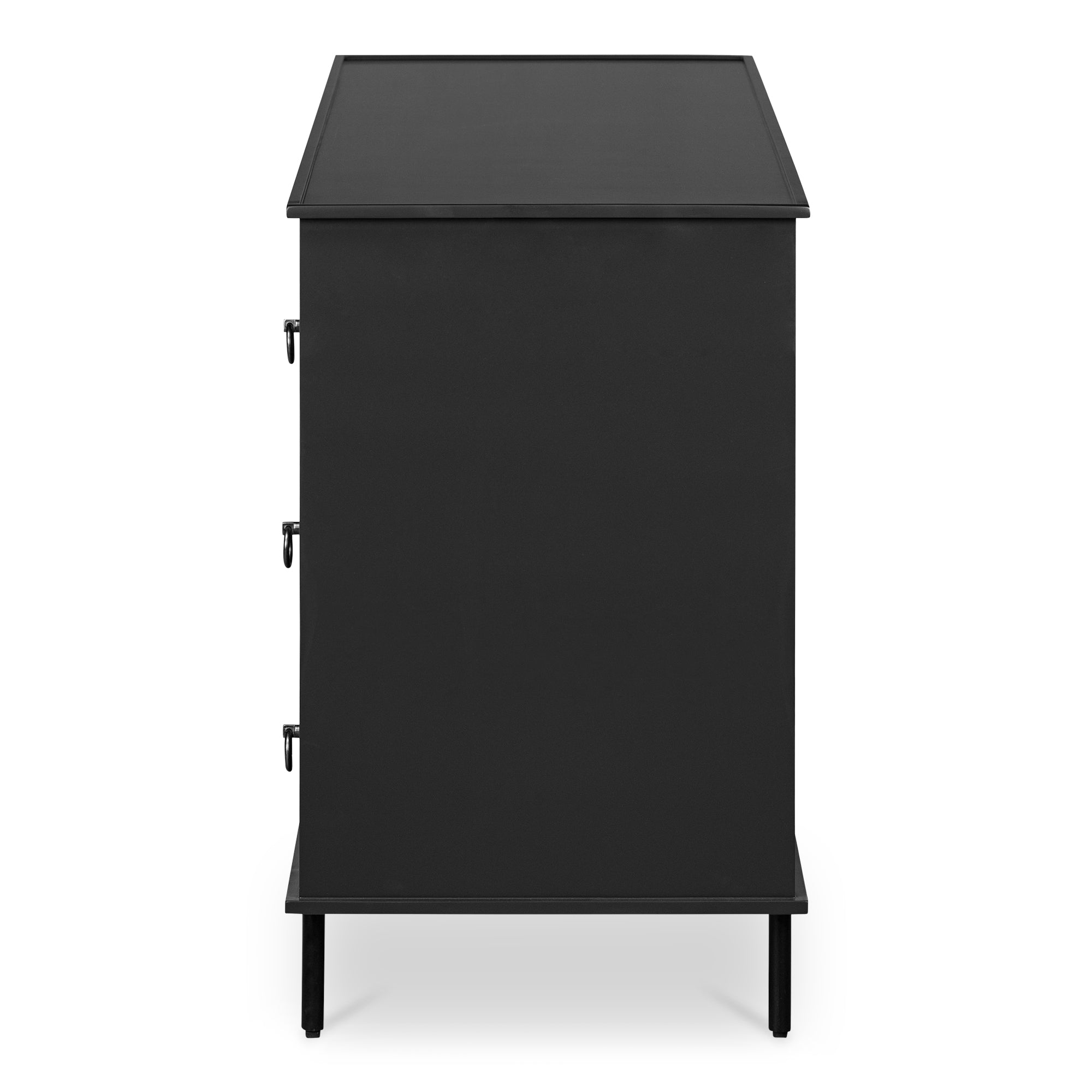 Moes Reagan 6 Drawer Dresser Black JU-1008-02