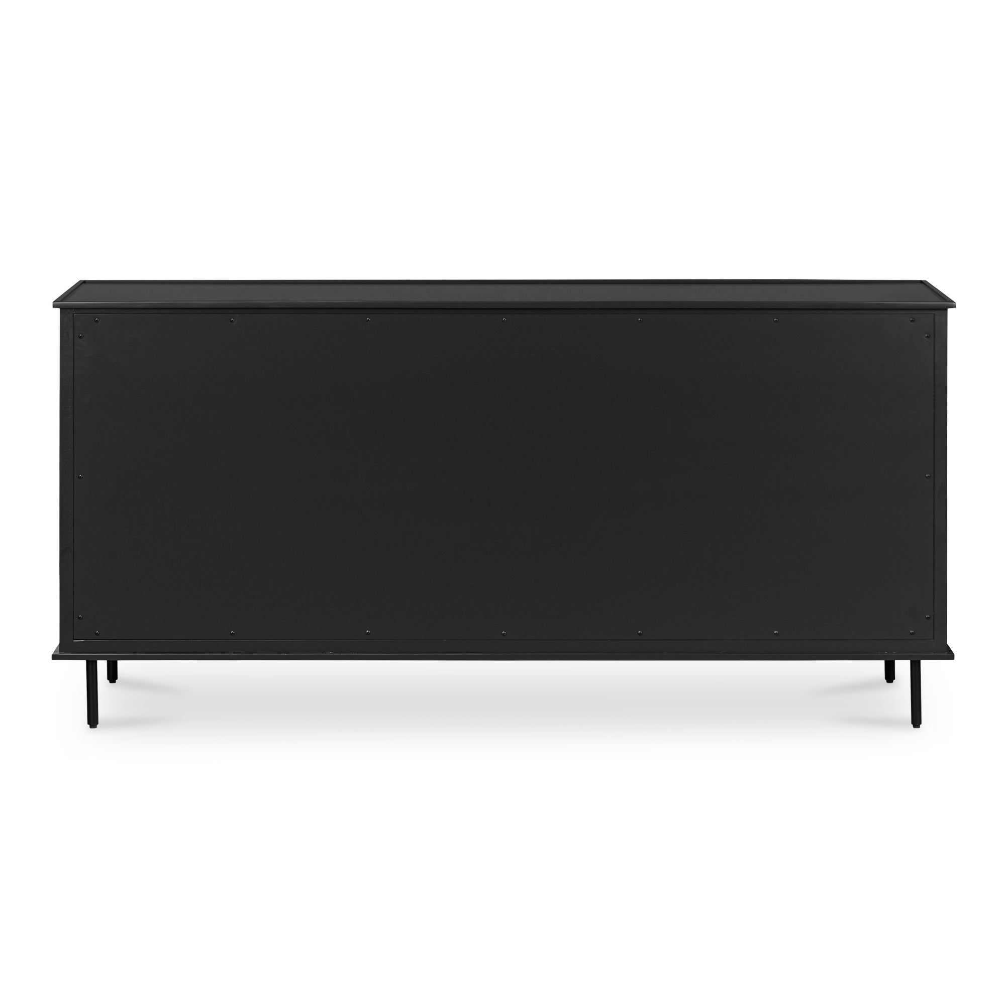 Moes Reagan 6 Drawer Dresser Black JU-1008-02