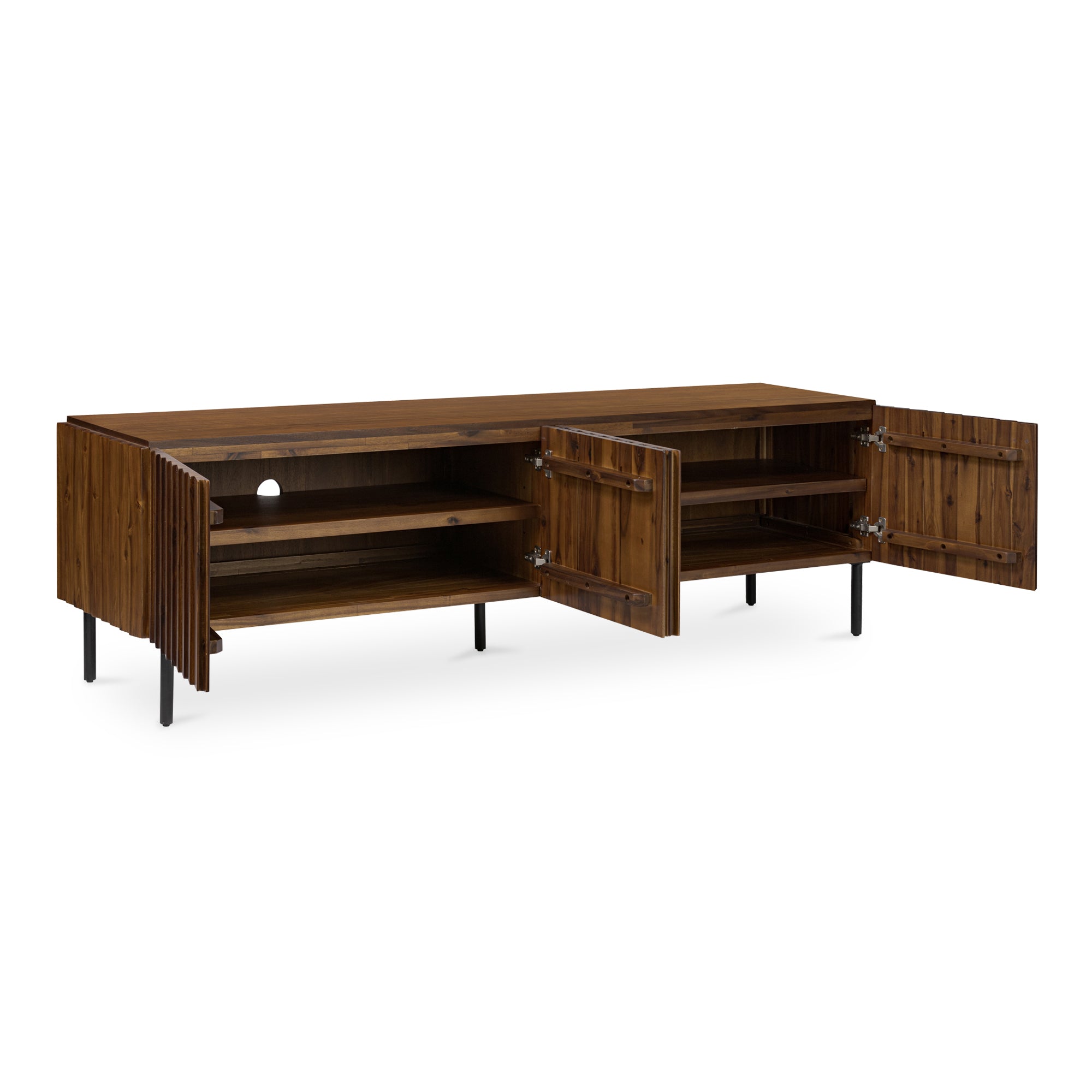 Moes Lincoln Media Cabinet Brown JU-1011-03