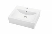 Dawn Counter Rectangle Ceramic Art Basin CASN110034